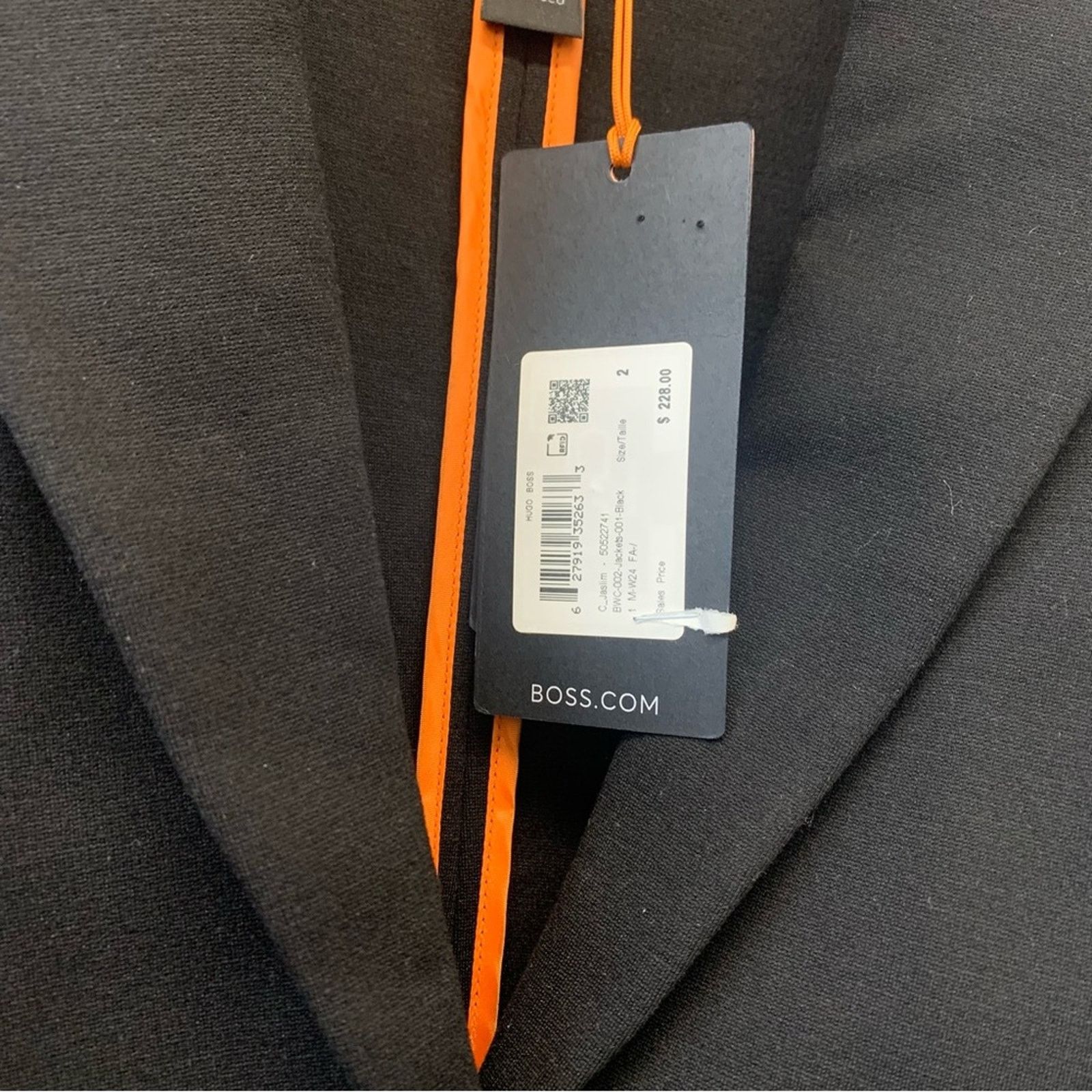 Hugo Boss Hugo Boss Single Button Jacket Slim Fit Black Size US 2 NWT Size XS / US 0-2 / IT 36-38 - 10 Thumbnail
