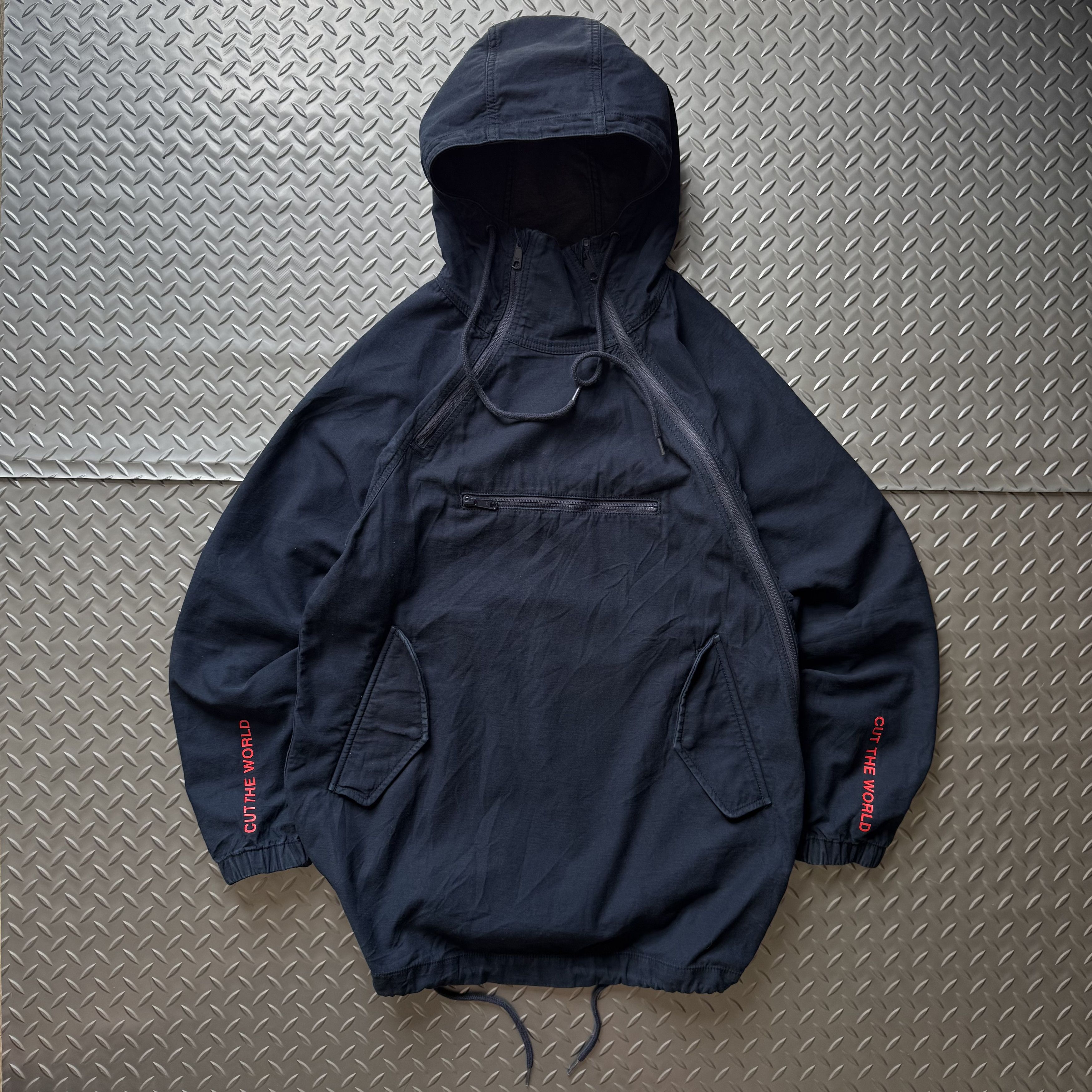 Japanese Brand 5CM Technical Asymmetrical Zip Jacket Size US M / EU 48-50 / 2 - 1 Thumbnail