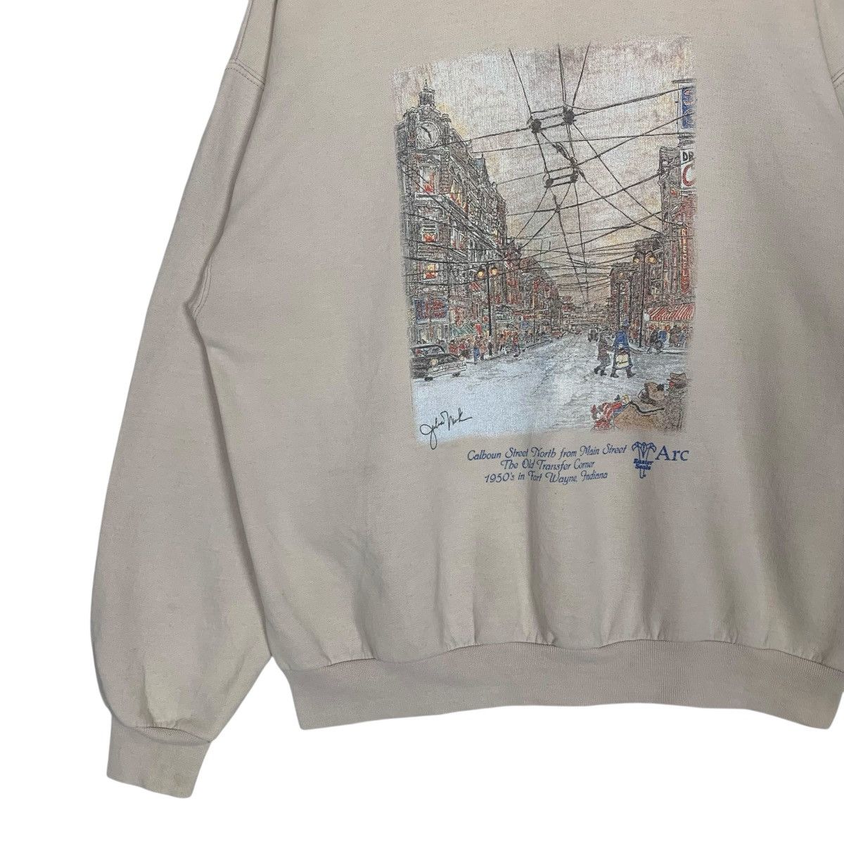 Jerzees Vintage Jeezees Brand Streetwear JapaneseBrand Sweatshirt Size US L / EU 52-54 / 3 - 3 Thumbnail