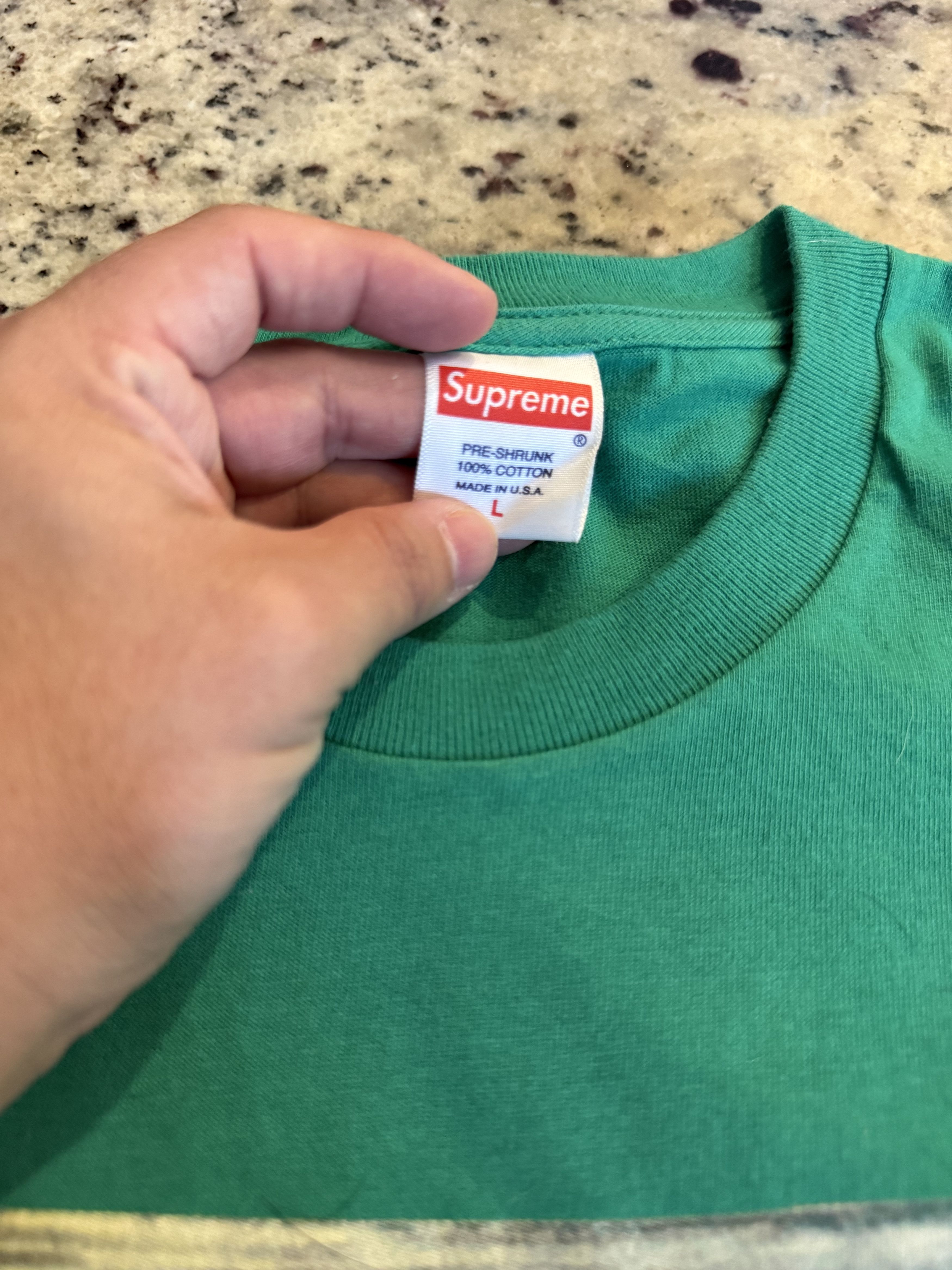 Supreme Barrington levy jah tee Size US L / EU 52-54 / 3 - 3 Thumbnail