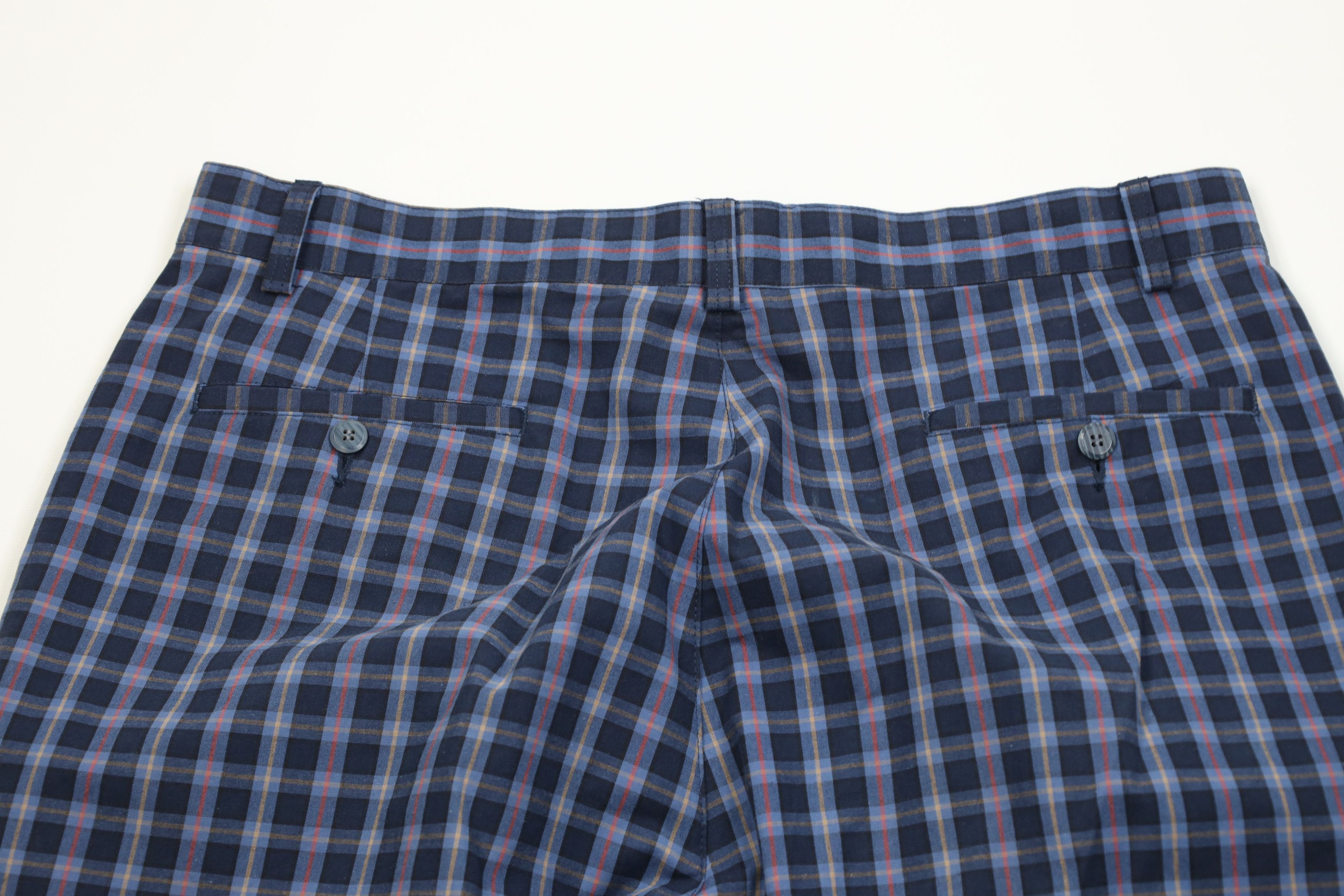 Izod Vintage 80s 90s Izod Chino Pants Trousers Plaid Cotton Size US 36 / EU 52 - 10 Thumbnail