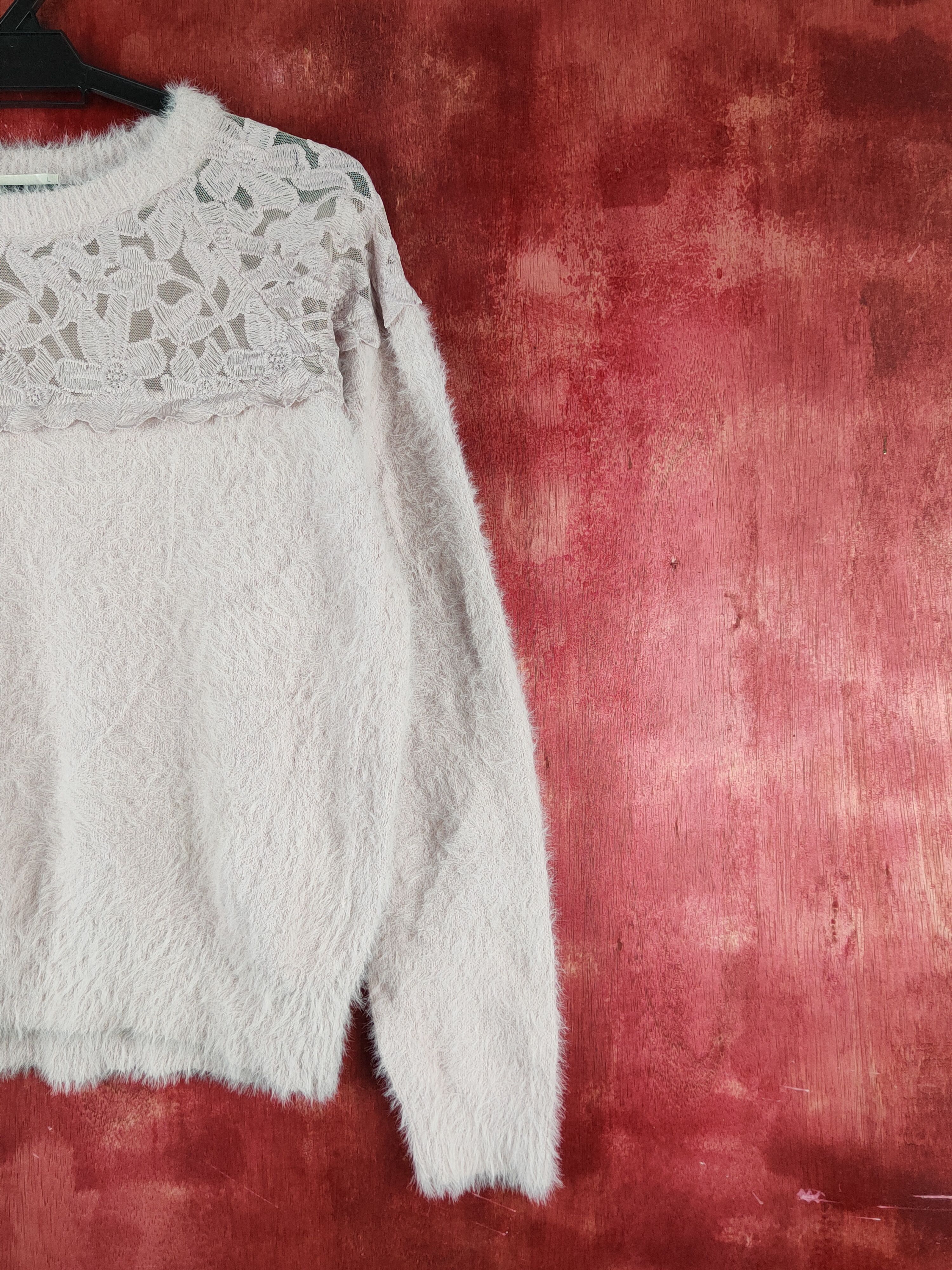 GU × Japanese Brand GU Light Purple Shag Shaggy Fur Mohair Knitwear #S1926 Size M / US 6-8 / IT 42-44 - 5 Thumbnail