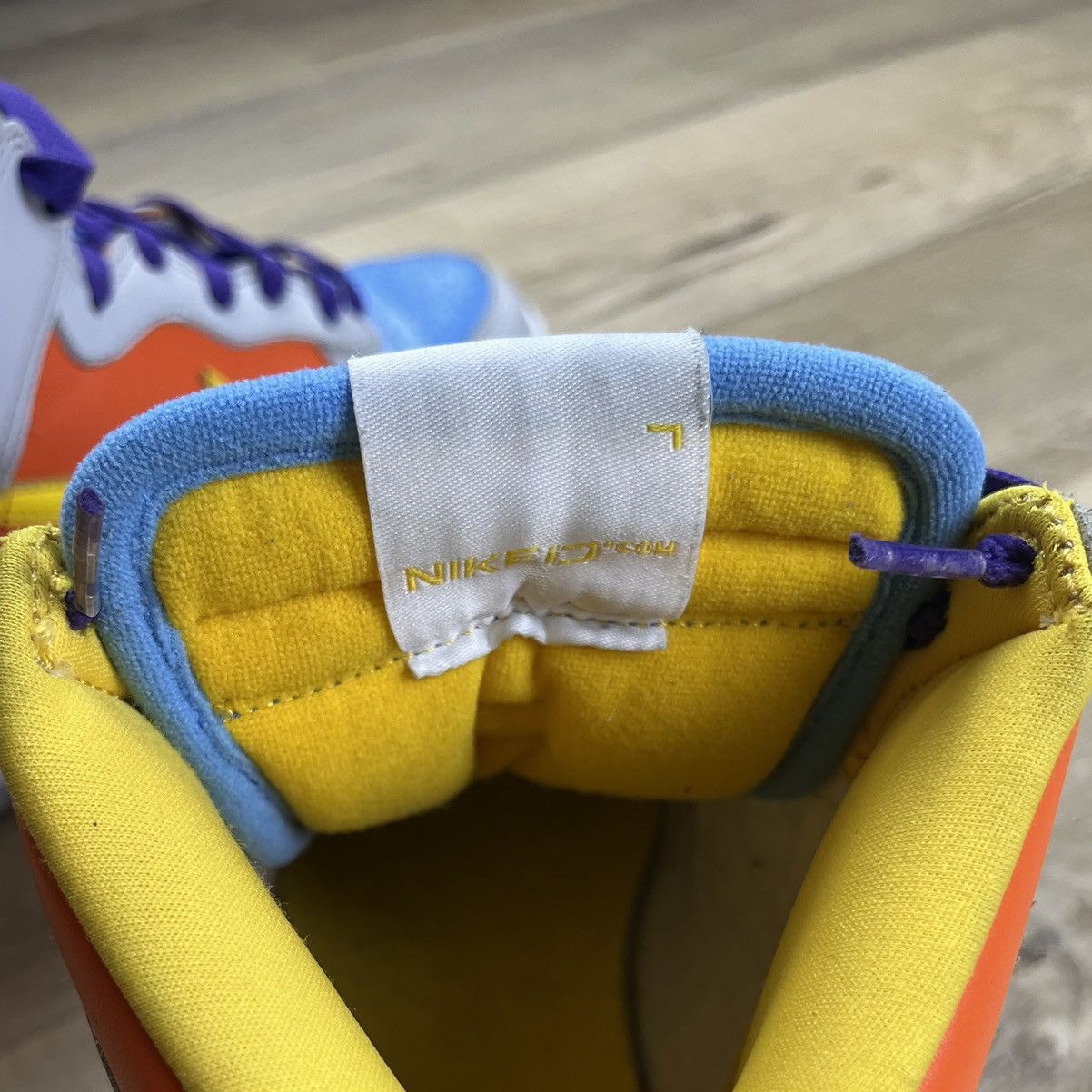 Nike × Vintage Nike Dunk High 2007 Nike ID Mens 8.5 Halloween Shoes Size US 8.5 / EU 41-42 - 9 Thumbnail
