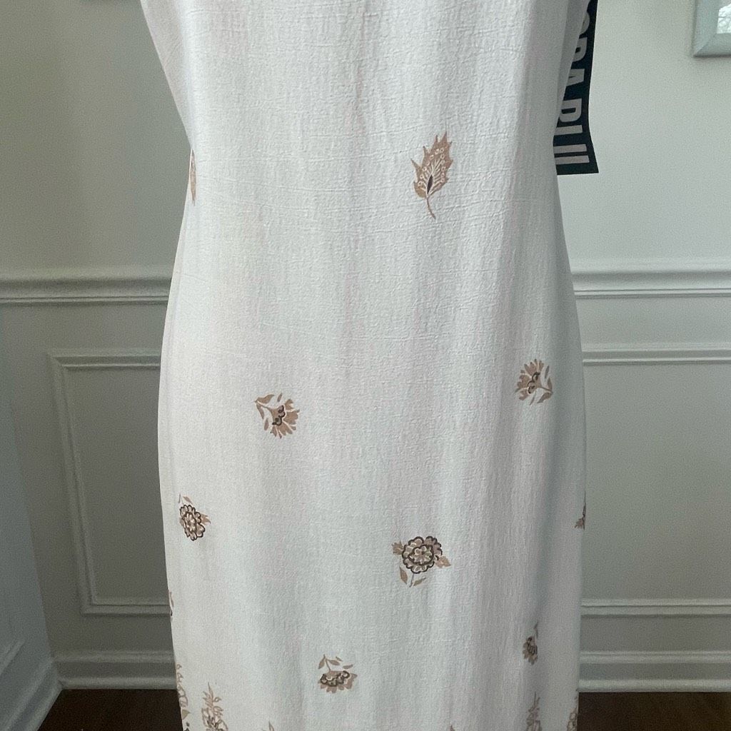 Vintage NWT NOS Vintage 90s Soda Blu Slip Maxi Dress Taupe Blue M Size M / US 6-8 / IT 42-44 - 3 Thumbnail