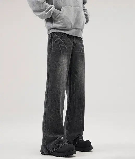 VIBE Retro high street American style loose flared baggy jeans Size US 32 / EU 48 - 8 Thumbnail