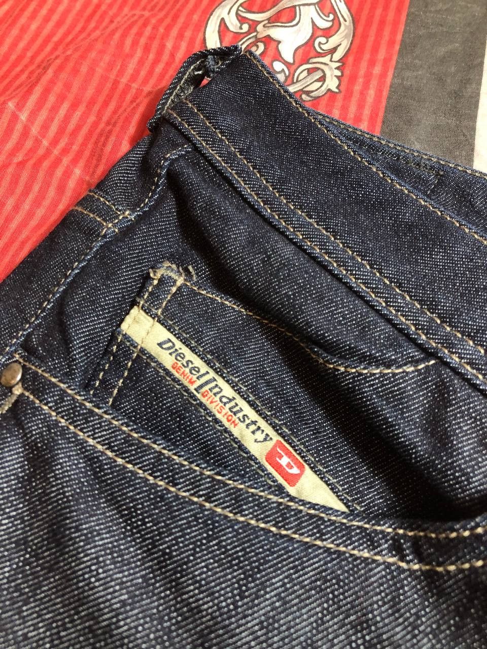 Diesel × Vintage Vintage Y2K Diesel Washed Distressed Denim Jeans Slim Size US 30 / EU 46 - 14 Thumbnail