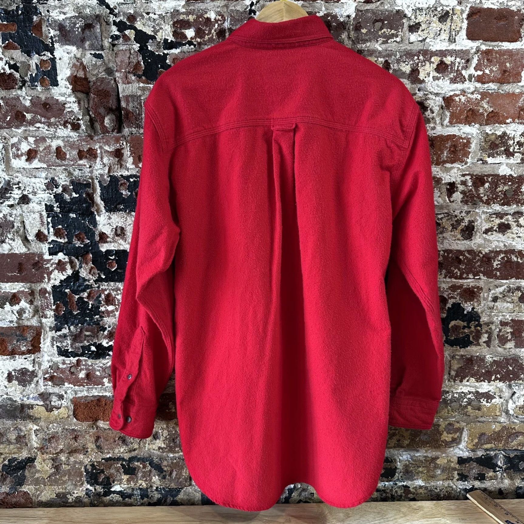 Vintage VINTAGE Woolrich Shirt Mens M Red Heavyweight Flannel Chamois Cotton Button Up Size US M / EU 48-50 / 2 - 6 Thumbnail