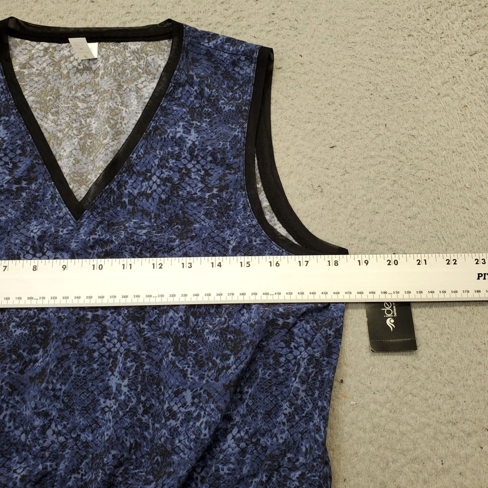 Vintage Ideology Shirt? Tank Dress Womens M Multi Snake Print Stretch Pullover V-Neck Midi Dress Size M / US 6-8 / IT 42-44 - 4 Thumbnail