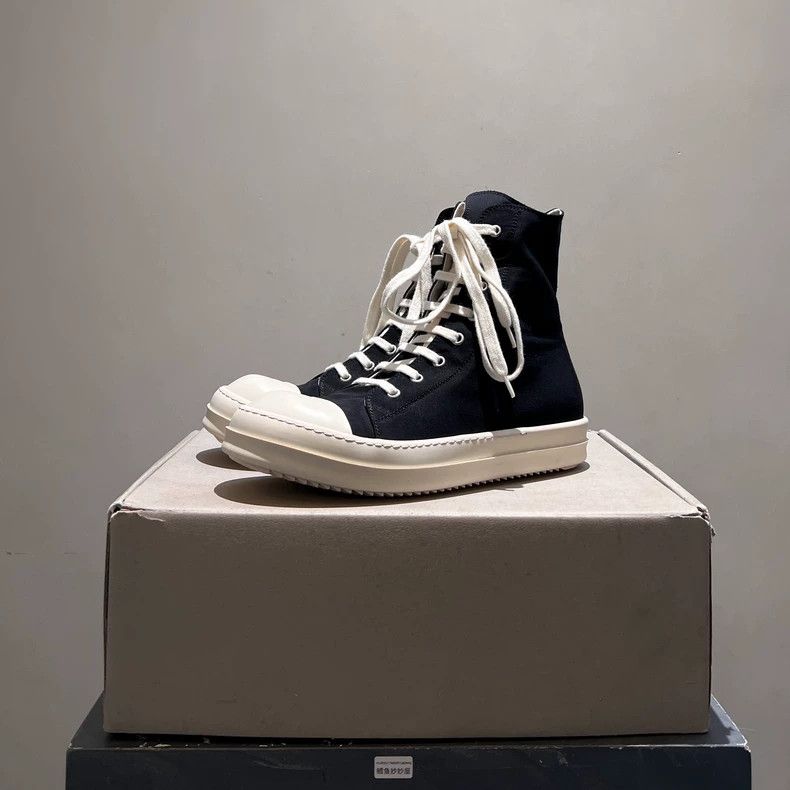 Rick Owens rick owens Double-thread high-top nylon cloth cover large Size US 7 / EU 40 - 1 Thumbnail
