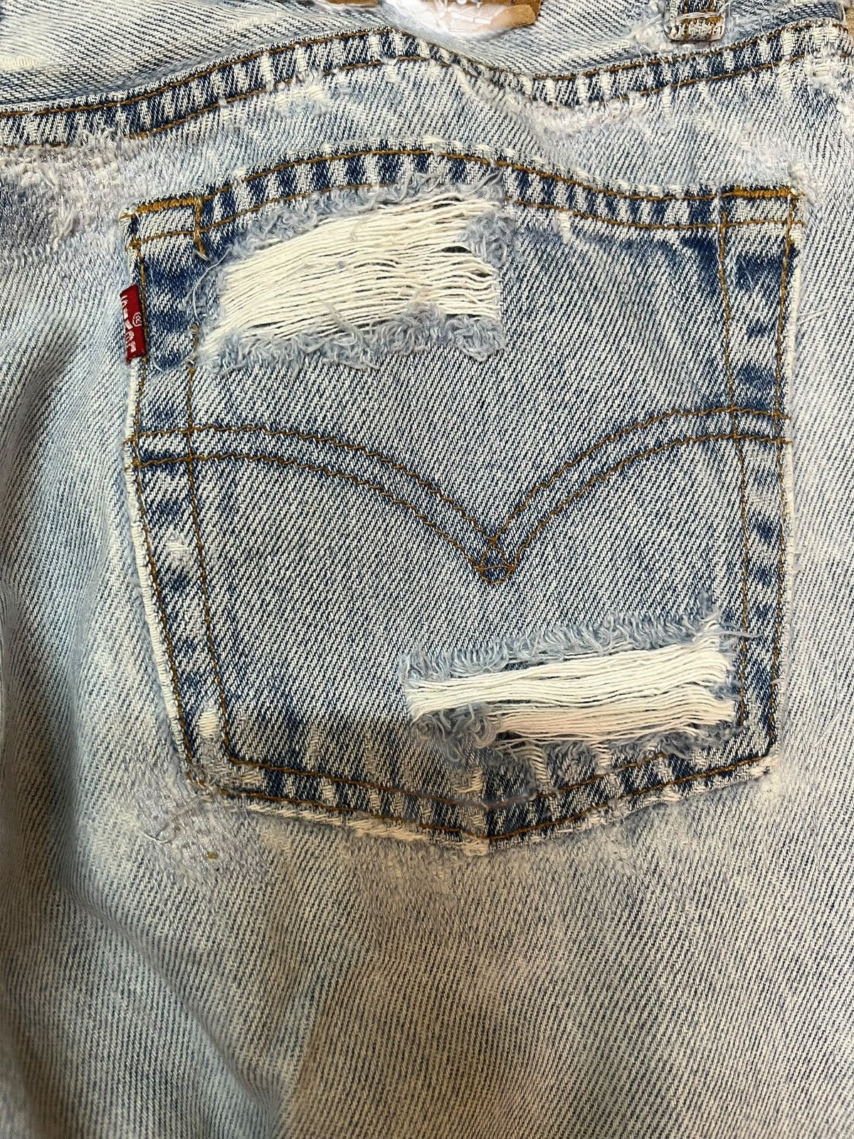 Levi's Vintage Clothing Vintage Levi’s 501 Faded Distressed Denim Size US 28 / EU 44 - 8 Thumbnail