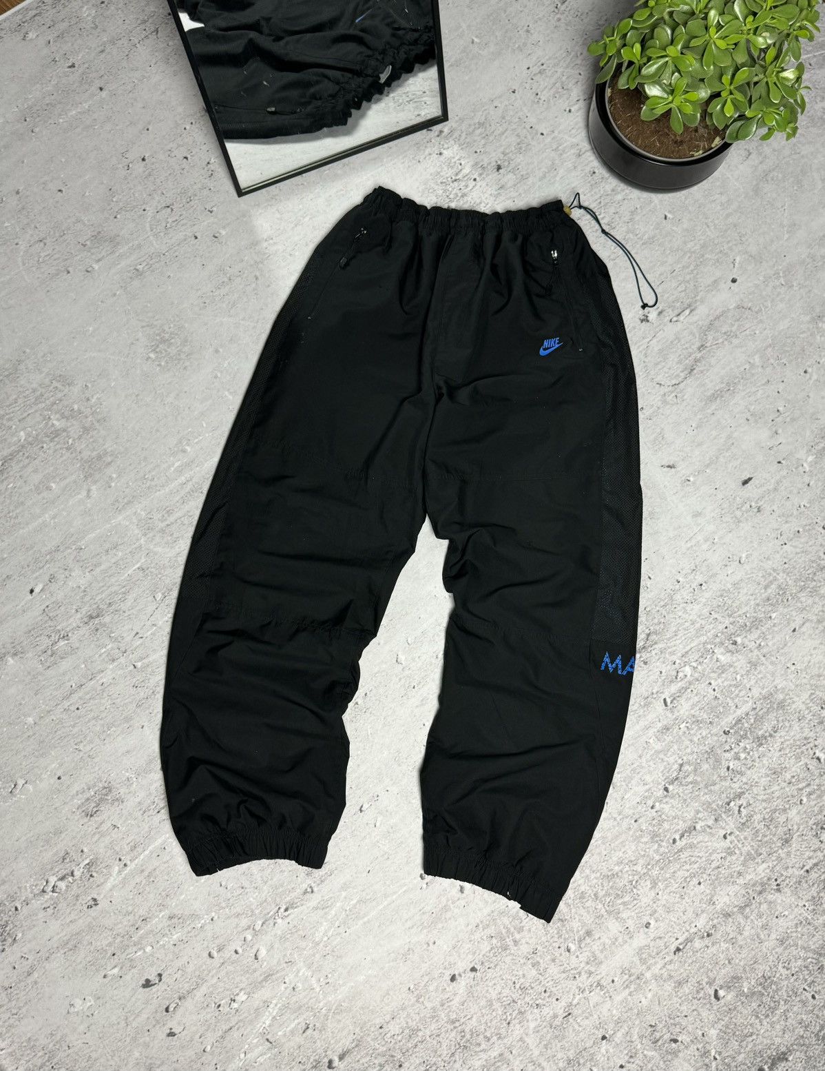 00s Nike Vintage Nylon Joggers Airmax Pants Baggy Y2K
