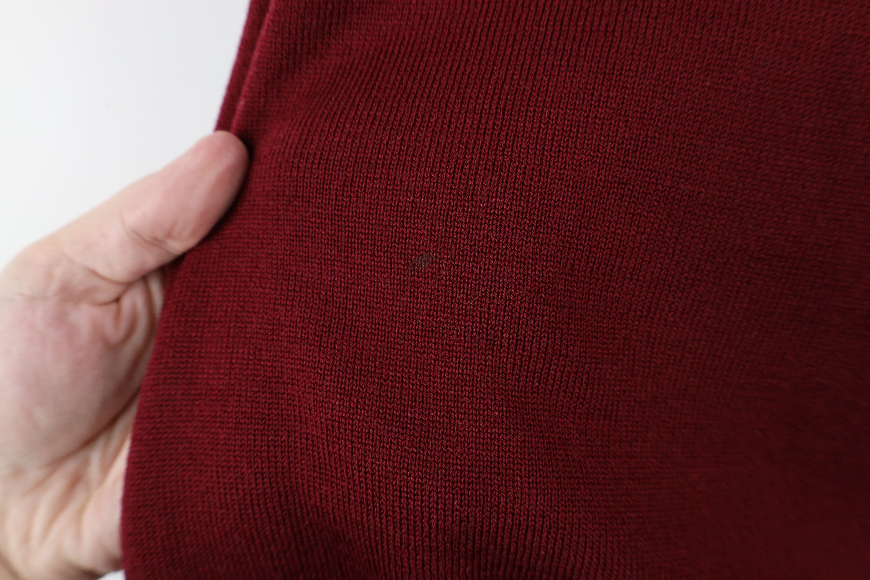 Orvis × Vintage Vintage Orvis Merino Wool Leather Trim Half Zip Sweater Size US XL / EU 56 / 4 - 5 Thumbnail
