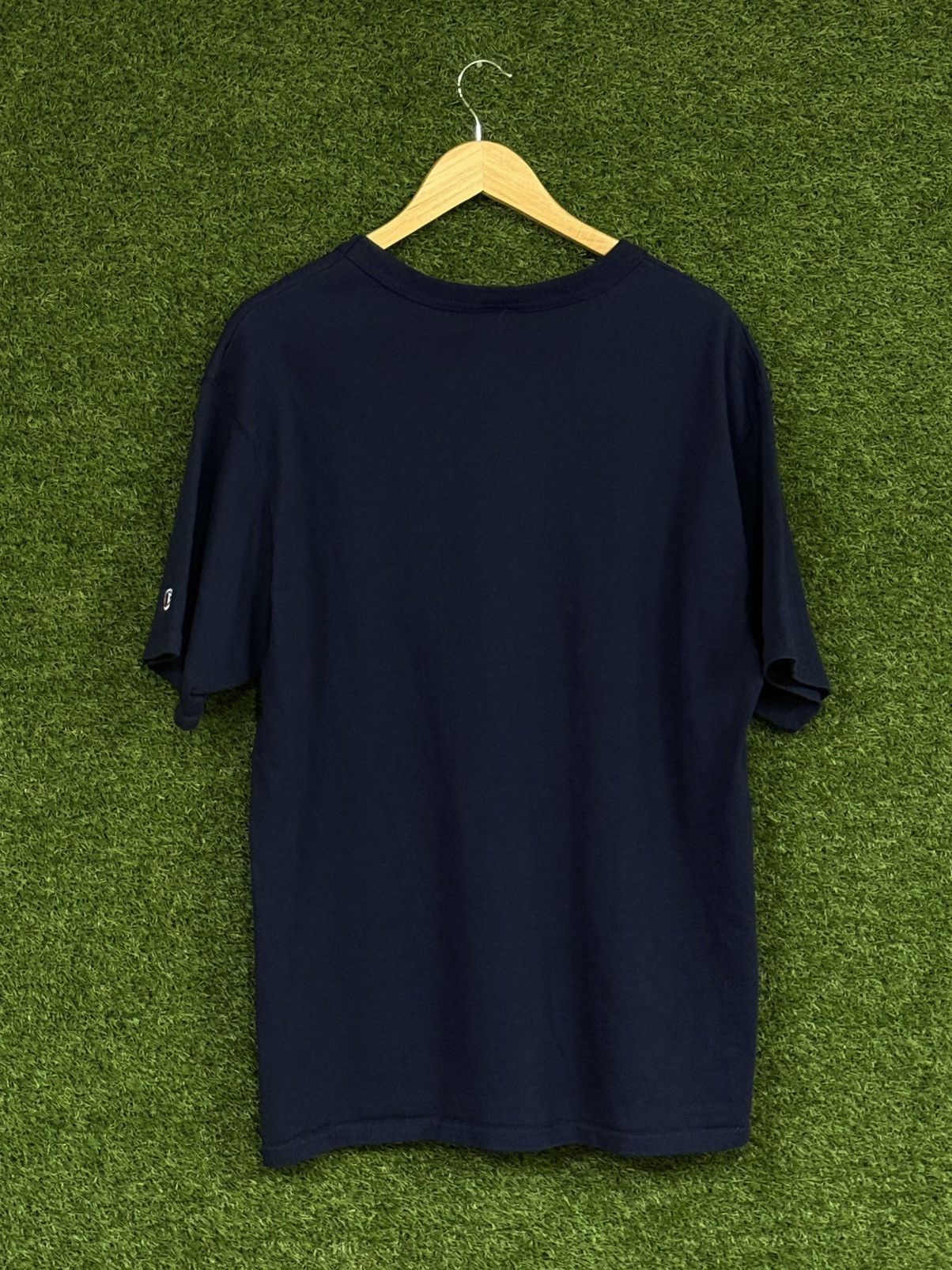 Champion Champion Heavyweight No Judgment No Limits Navy Logo Shirt Size US L / EU 52-54 / 3 - 6 Thumbnail