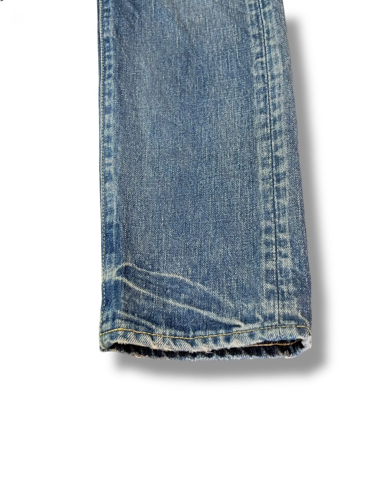 Japanese Brand Vintage HL Heddie Lovu Over Distressed Mad Punk Skinny Jeans Size US 33 - 7 Thumbnail