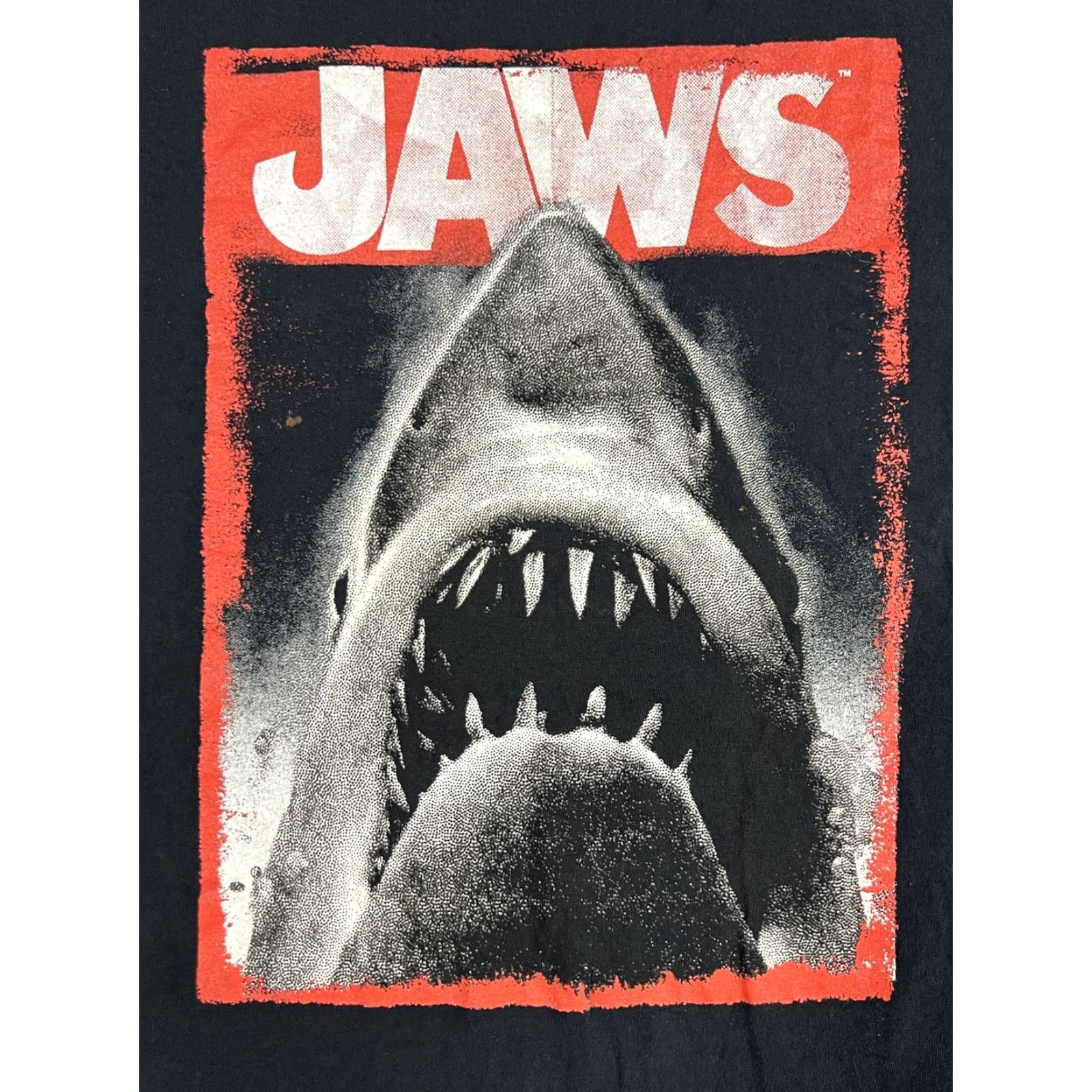 Vintage Jaws Graphic T-Shirt Adult Med Black Cotton Uni Size US M / EU 48-50 / 2 - 3 Thumbnail