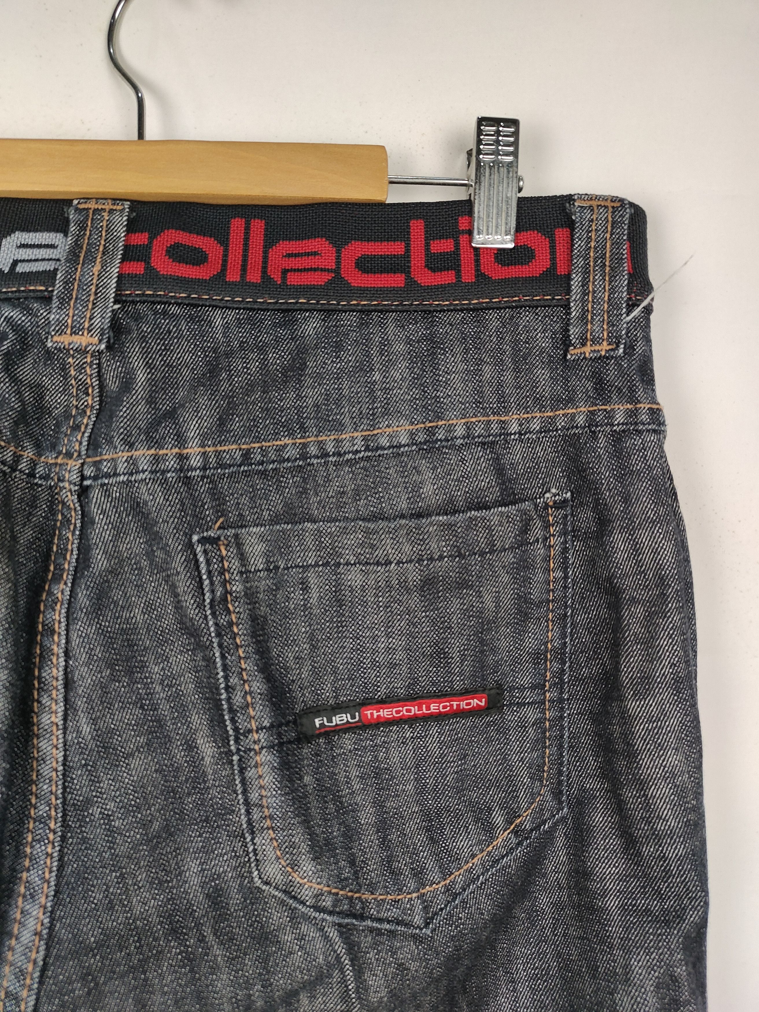 Fubu vintage FUBU The Collection denim jeans. Size US 34 / EU 50 - 7 Thumbnail