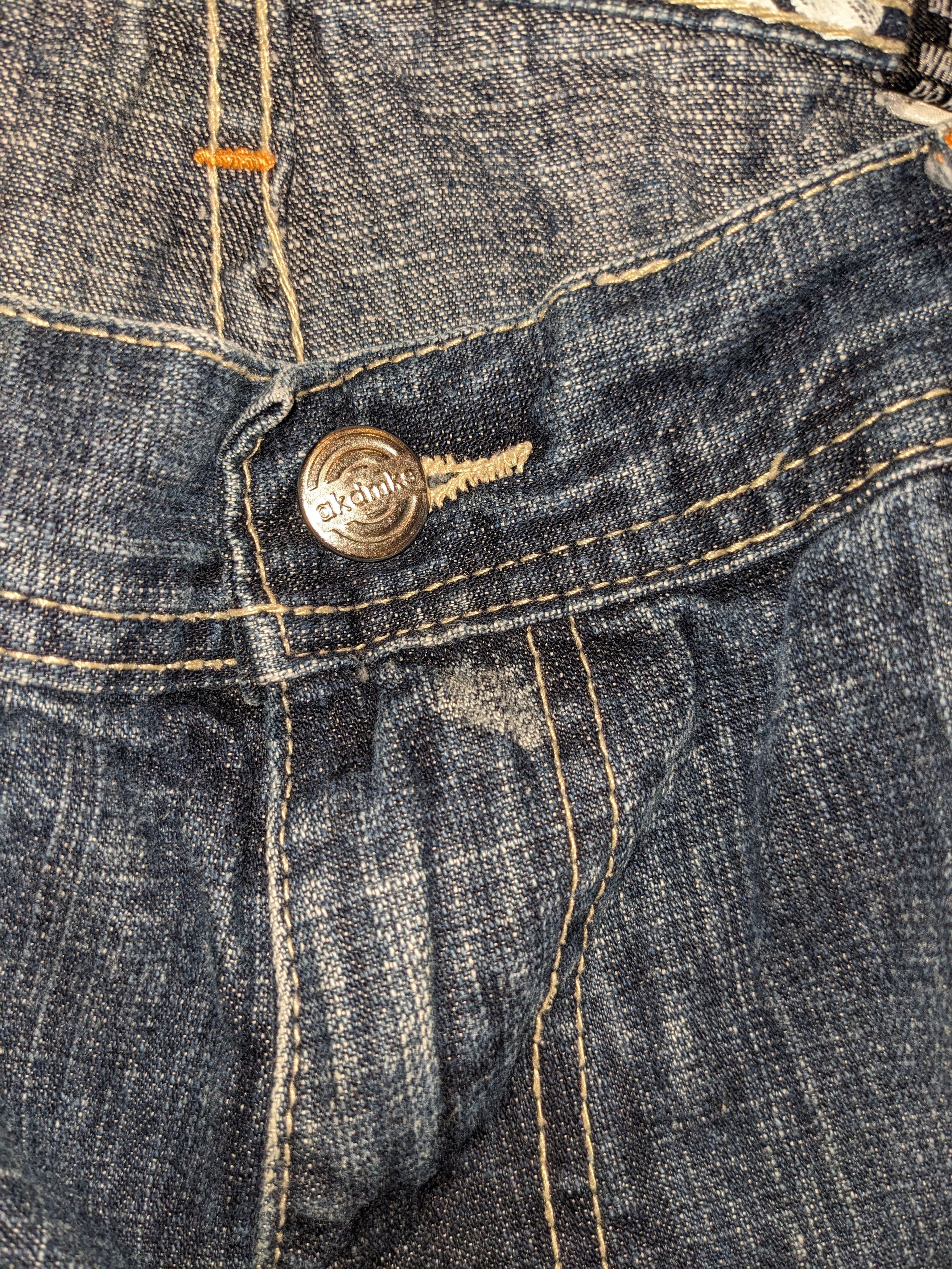 Akademiks × Vintage Vintage Y2K Akademiks 40 x 32 Straight Leg Blue Denim Jeans Size US 40 / EU 56 - 9 Thumbnail
