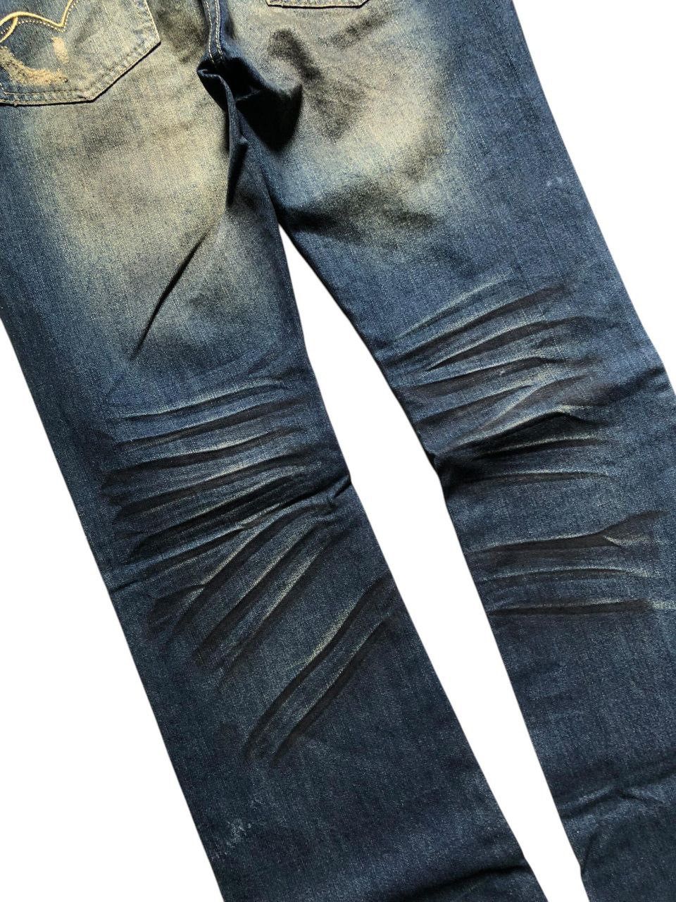 GOSTAR DE FUGA × If Six Was Nine × Le Grande Bleu (L.G.B.) Fuga Distressed Rusty Flare Jeans Size US 33 - 10 Thumbnail