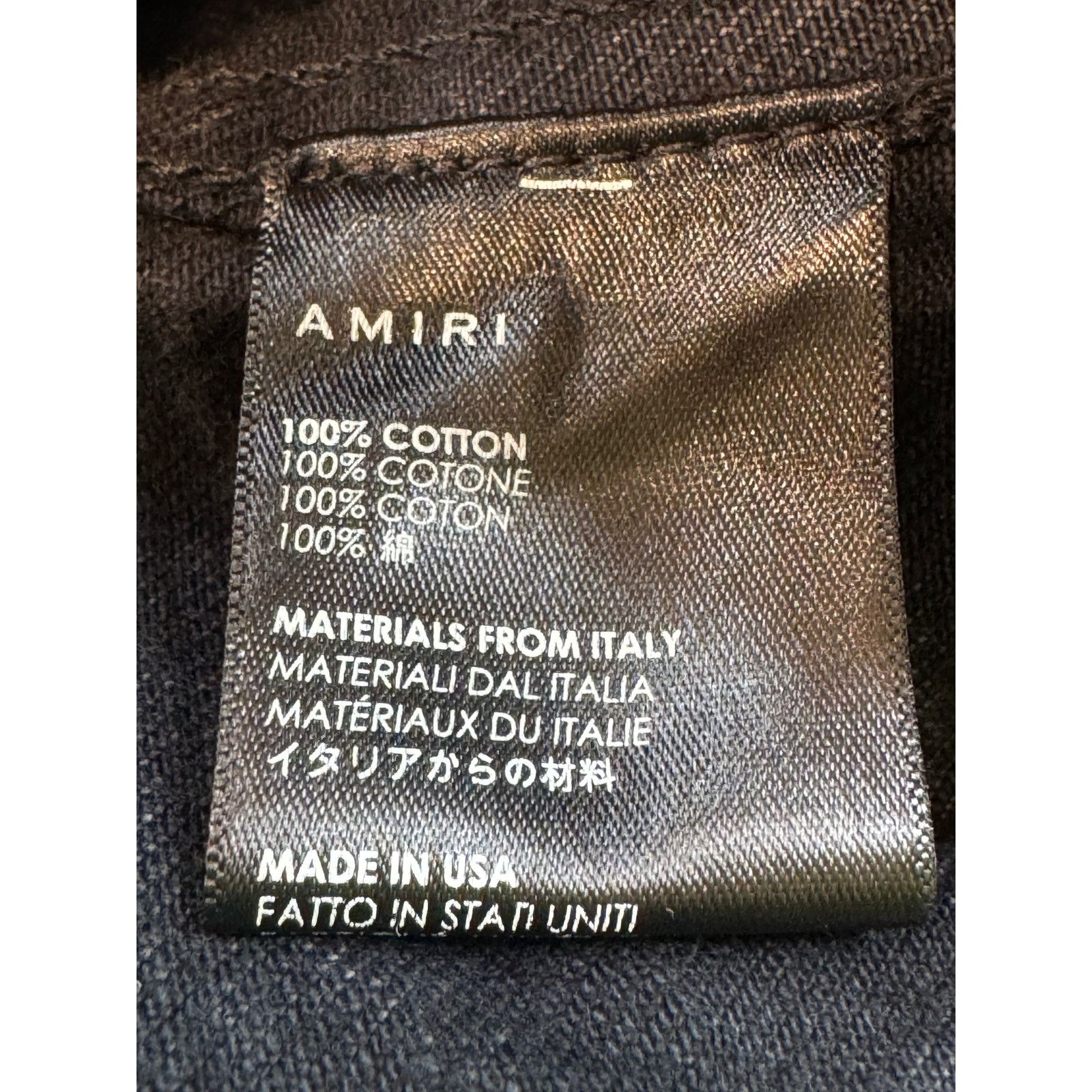 Amiri Amiri MX2 Black Paisley Denim Jacket Size US M / EU 48-50 / 2 - 10 Thumbnail