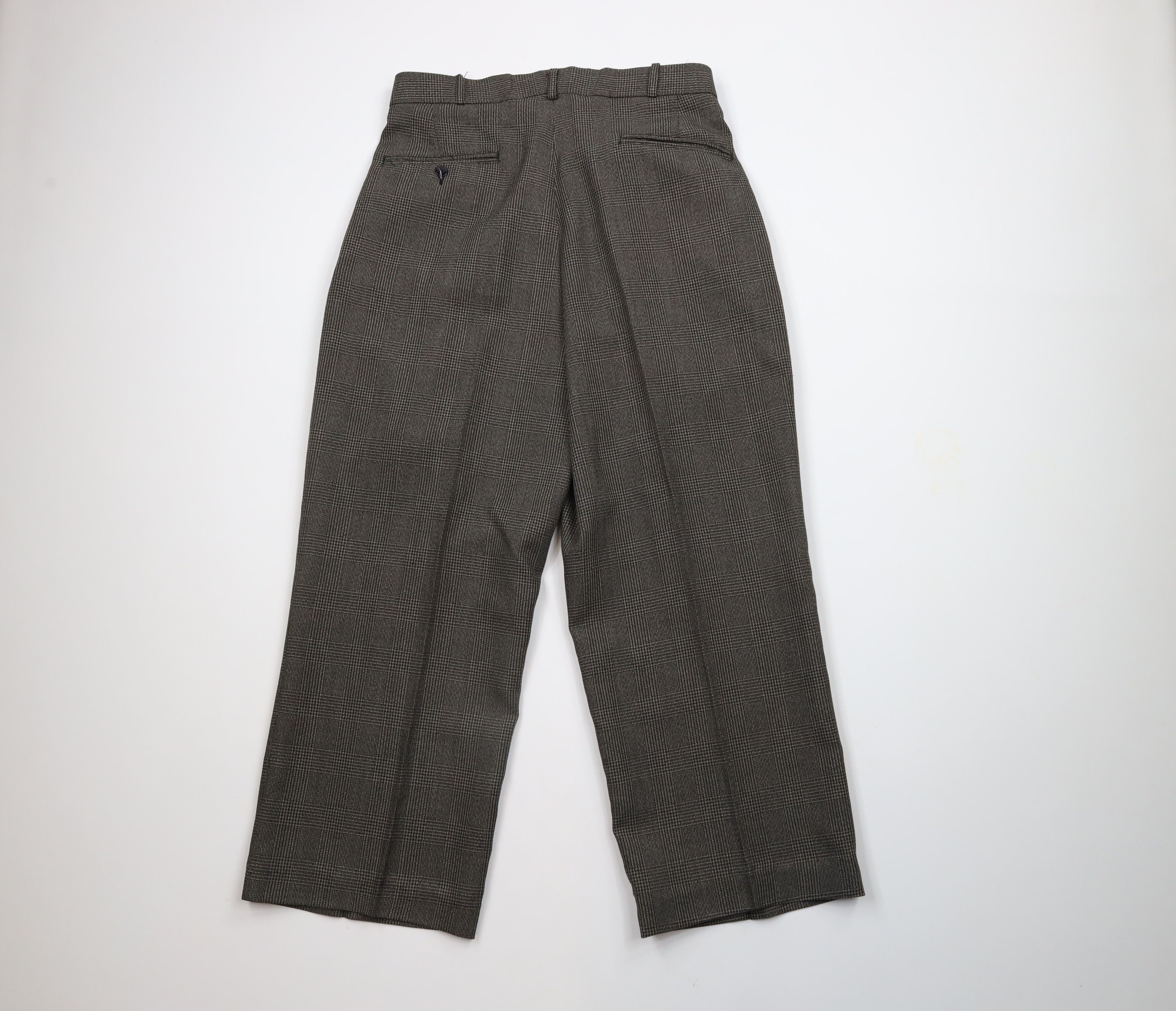 Vintage Deadstock Vintage 90s Streetwear Wide Leg Pants Houndstooth Size US 32 / EU 48 - 10 Thumbnail