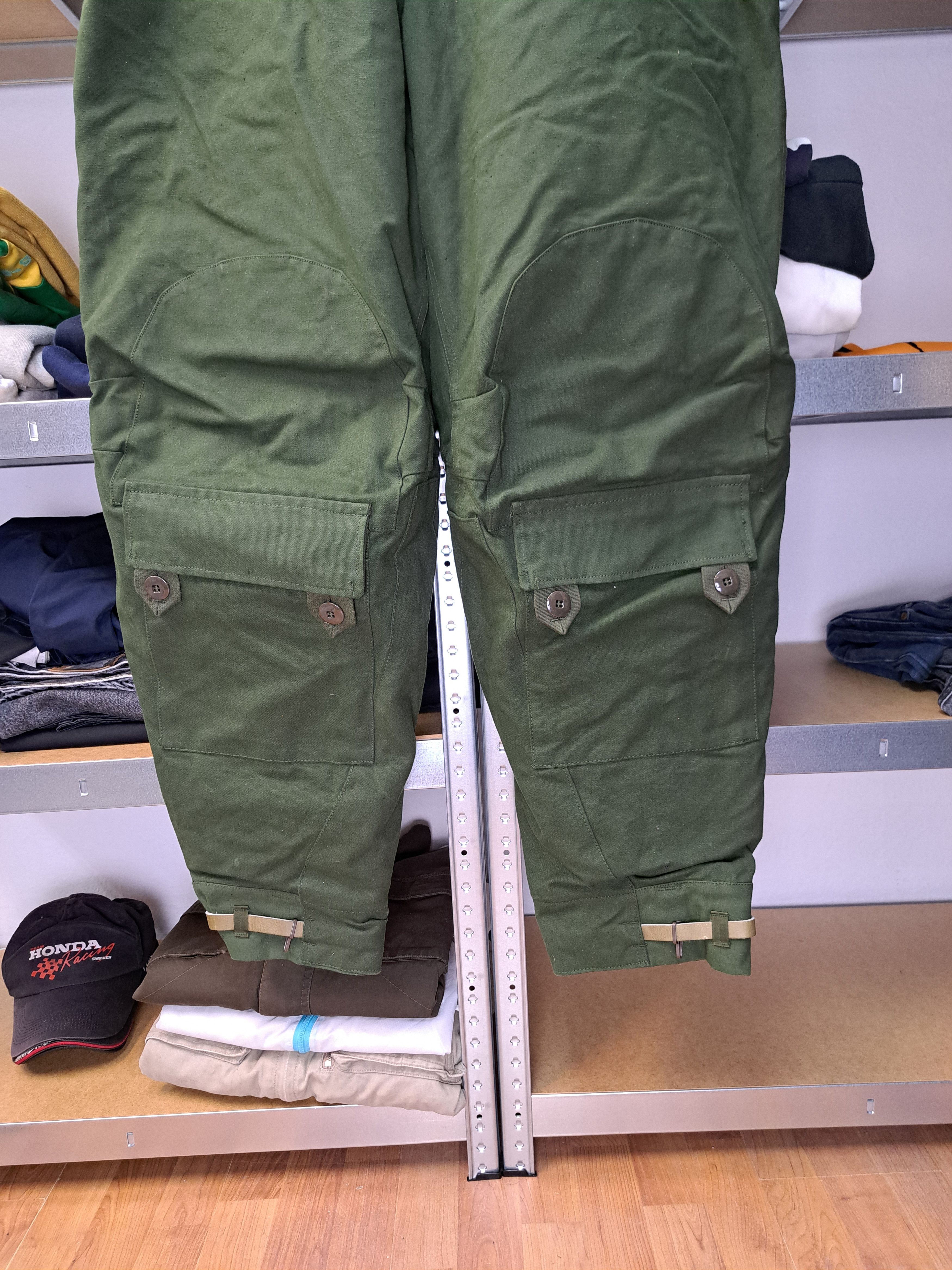 Vintage Vintage 60s Swedish Army Motorcycle Overalls Pants Pharell Size US 38 / EU 54 - 3 Thumbnail