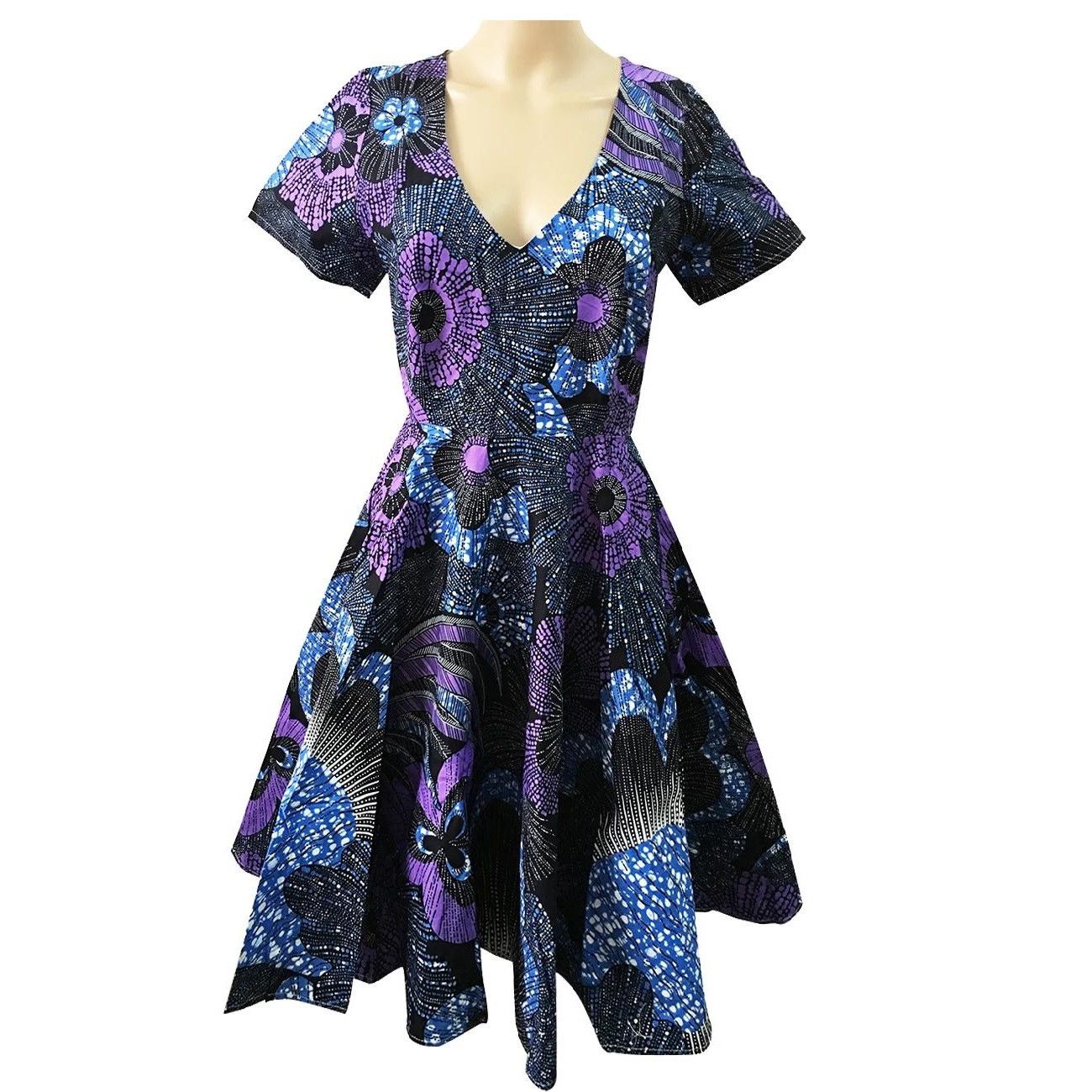 Other VIntage Retro Style African Print Casual Dress Size XXL / US 16-18 / IT 52-54 - 1 Thumbnail