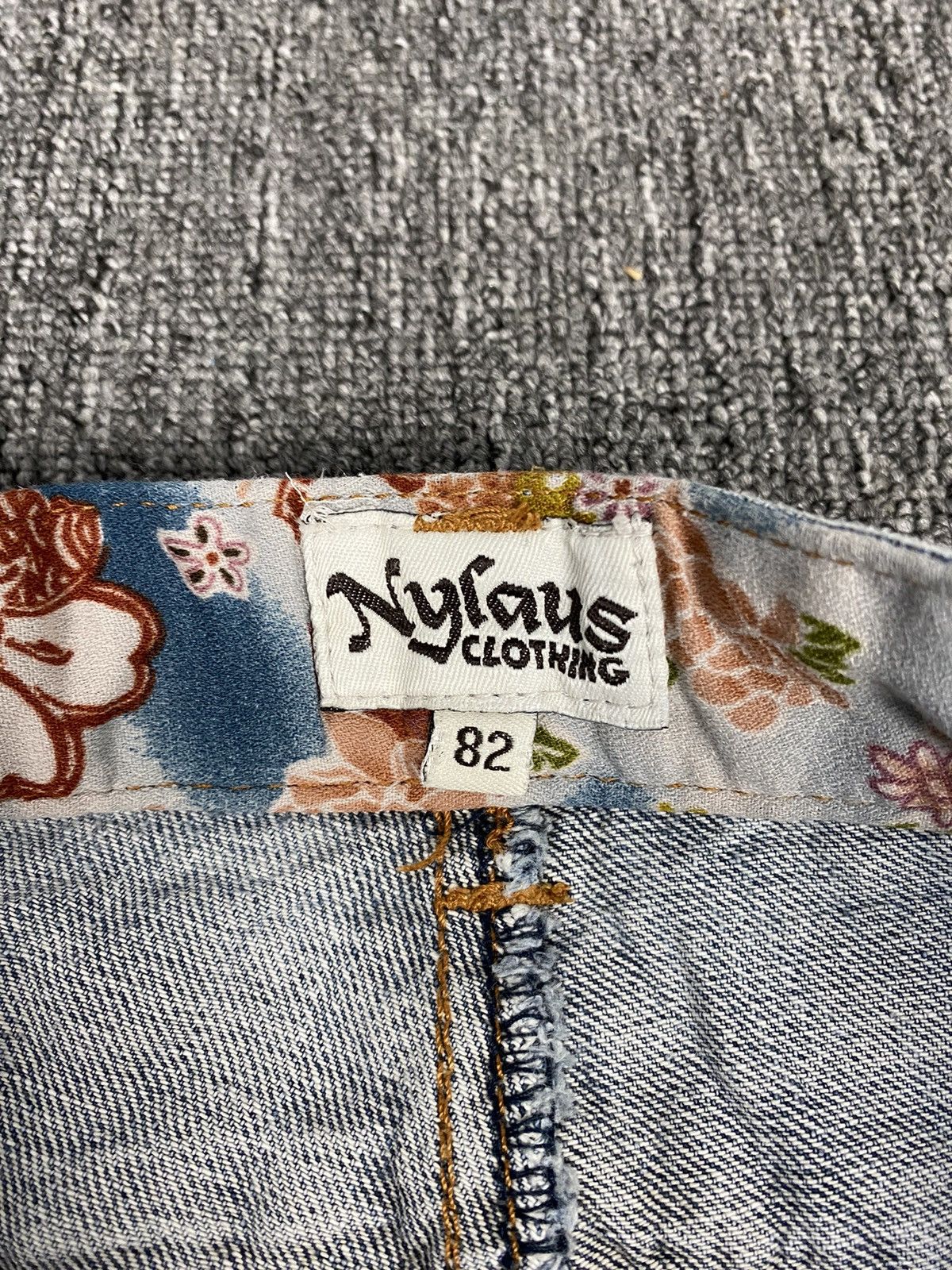 If Six Was Nine × Japanese Brand Nylaus Distressed Flare Jean Size US 31 - 6 Thumbnail