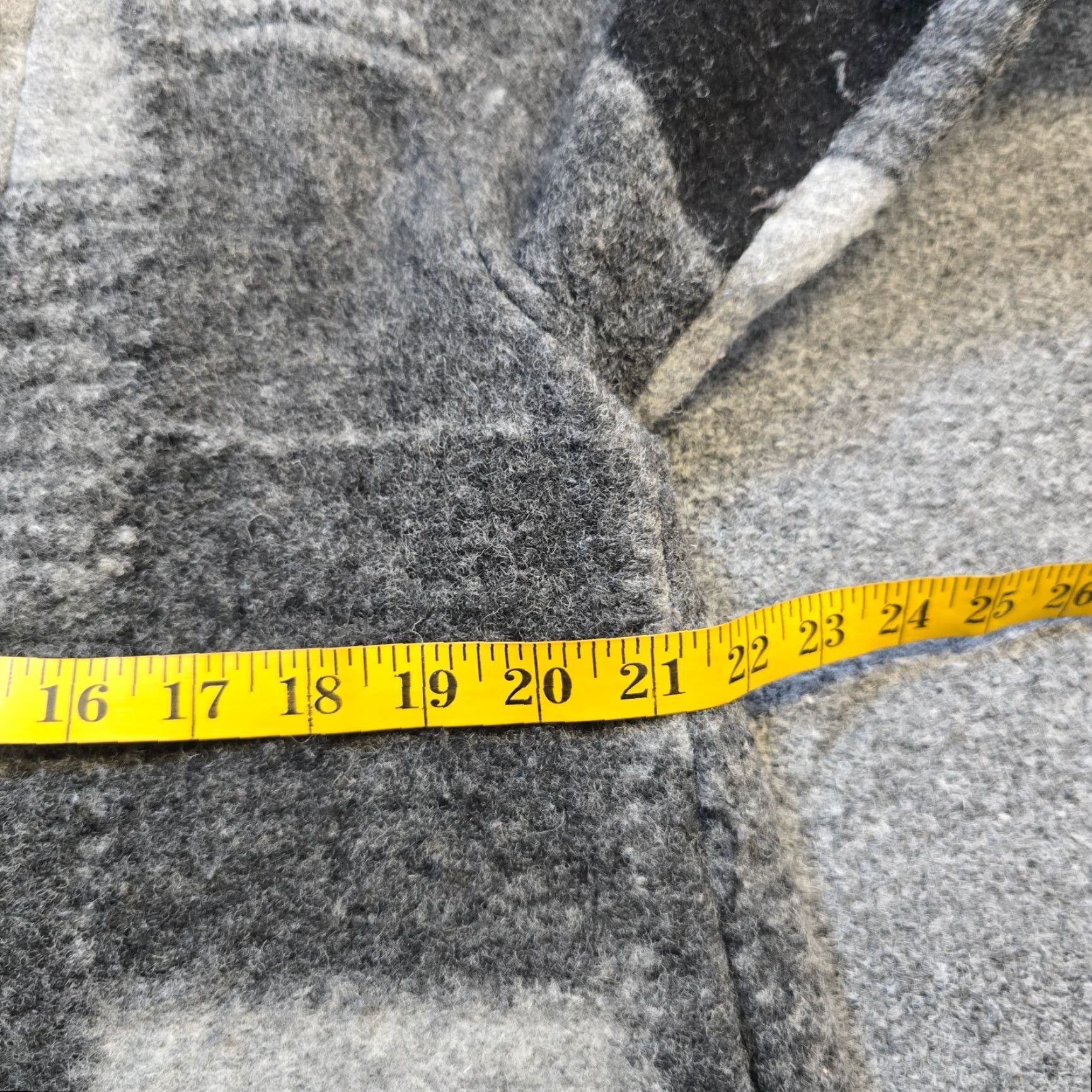 Habitat Habitat Jacket Womens Gray Plaid Wool Blend Long Button Career Medium Size M / US 6-8 / IT 42-44 - 5 Thumbnail