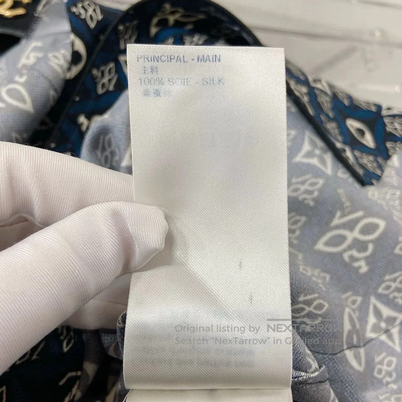 Louis Vuitton Louis Vuitton Logo Silk Shirt Set. Size XS / US 0-2 / IT 36-38 - 8 Thumbnail
