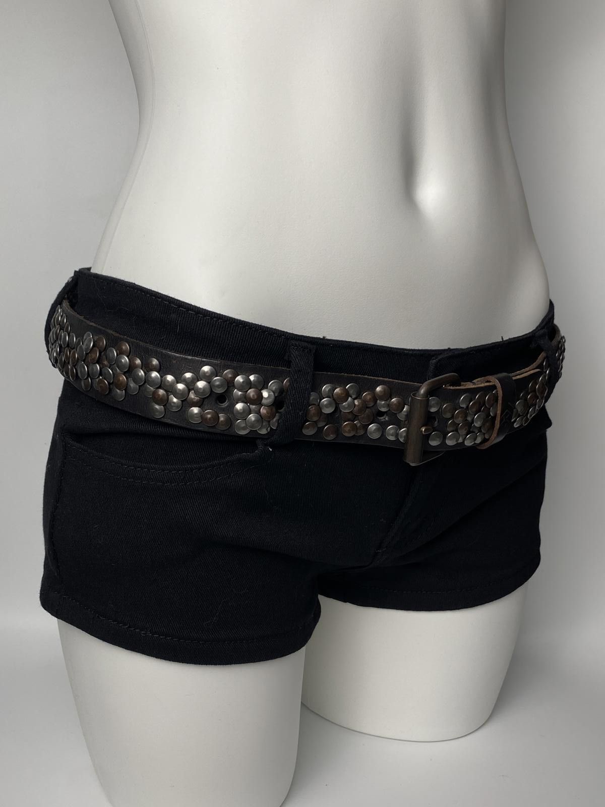 Freeman T. Porter Freeman T Porter Vtg Style Studded Genuine Leather Belt OS Size ONE SIZE - 1 Thumbnail
