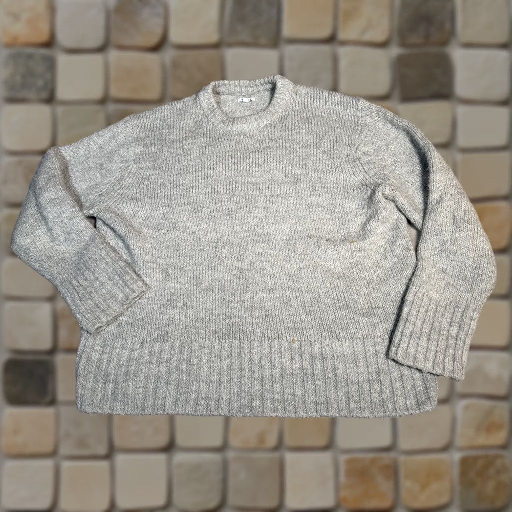 Pistola PISTOLA Sweater Womens Large Gray Knit Pullover Crew Neck Mock Neck Casual Fisherman L Size Women US Size L / US 10 / IT 46 - 1 Thumbnail