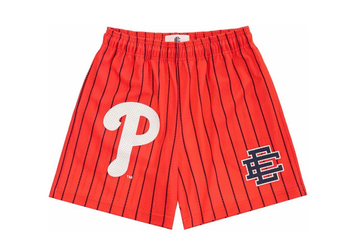 Eric Emanuel Eric Emanuel EE Philadelphia Phillies red shorts medium Size US 30 / EU 46 - 1 Thumbnail