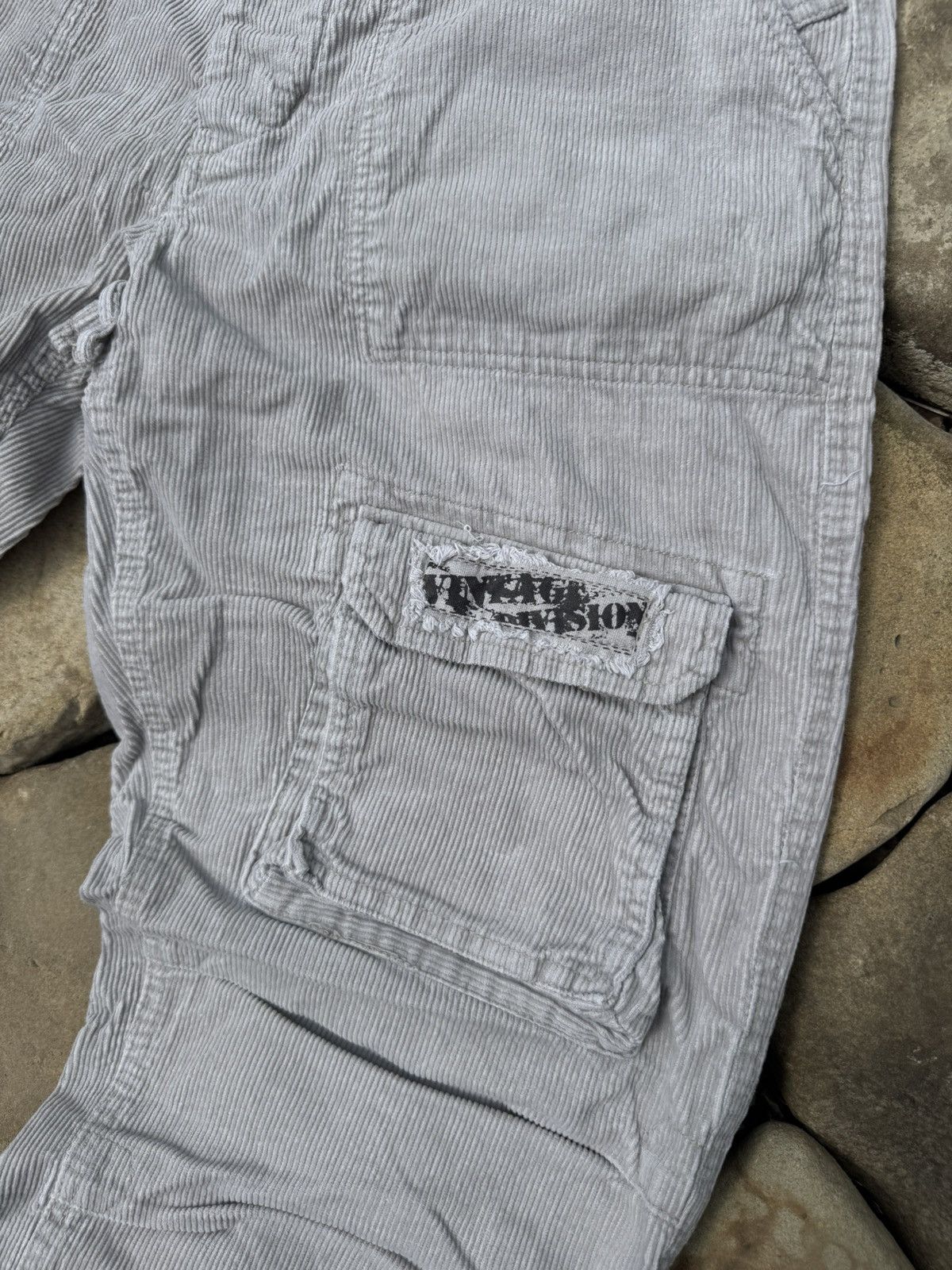 Vintage Vintage Fishbone Cargo Corduroy Pants Size US 30 / EU 46 - 4 Thumbnail