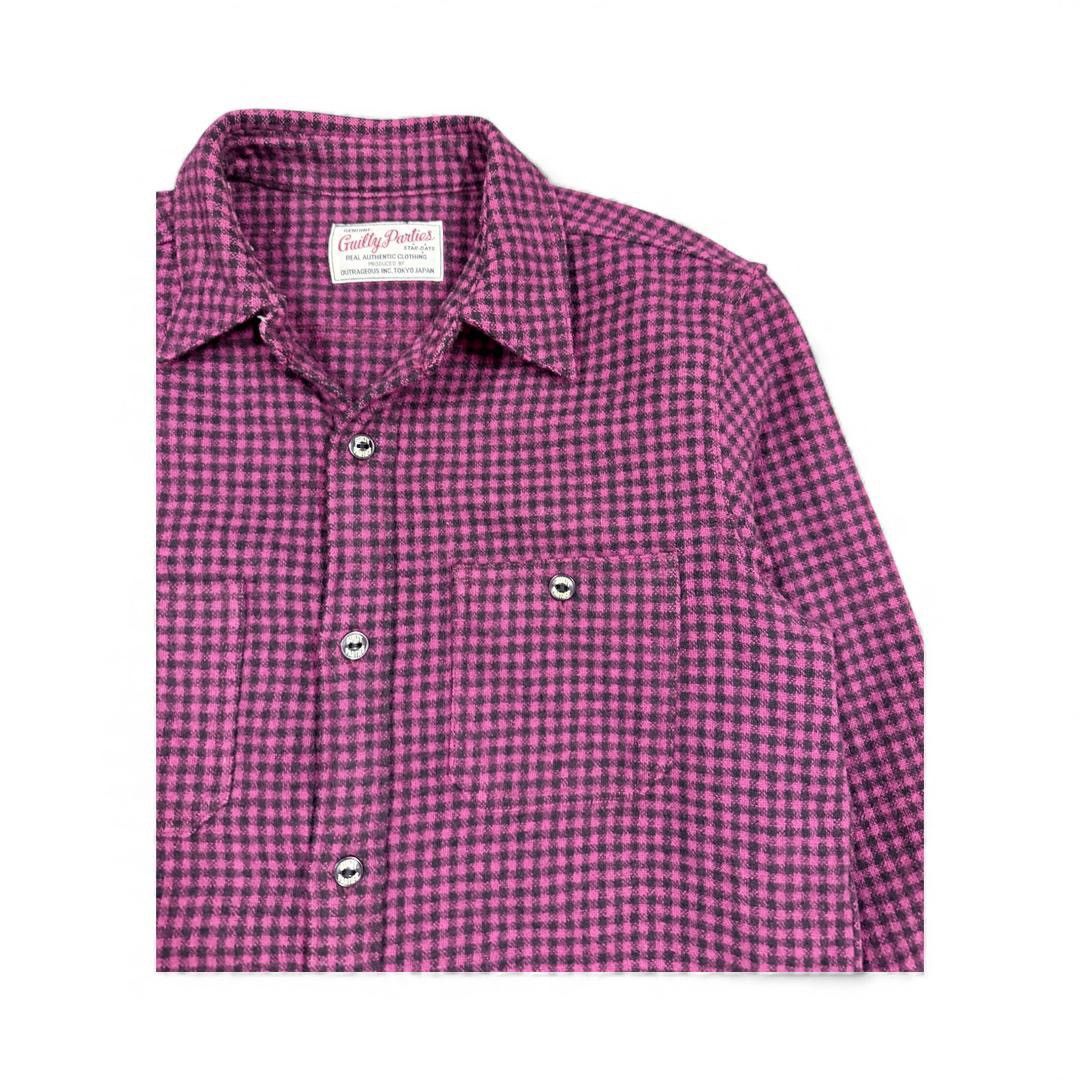 Wacko Maria Wacko Maria Guilty Parties painted Houndstooth flannel Red Size US M / EU 48-50 / 2 - 8 Thumbnail
