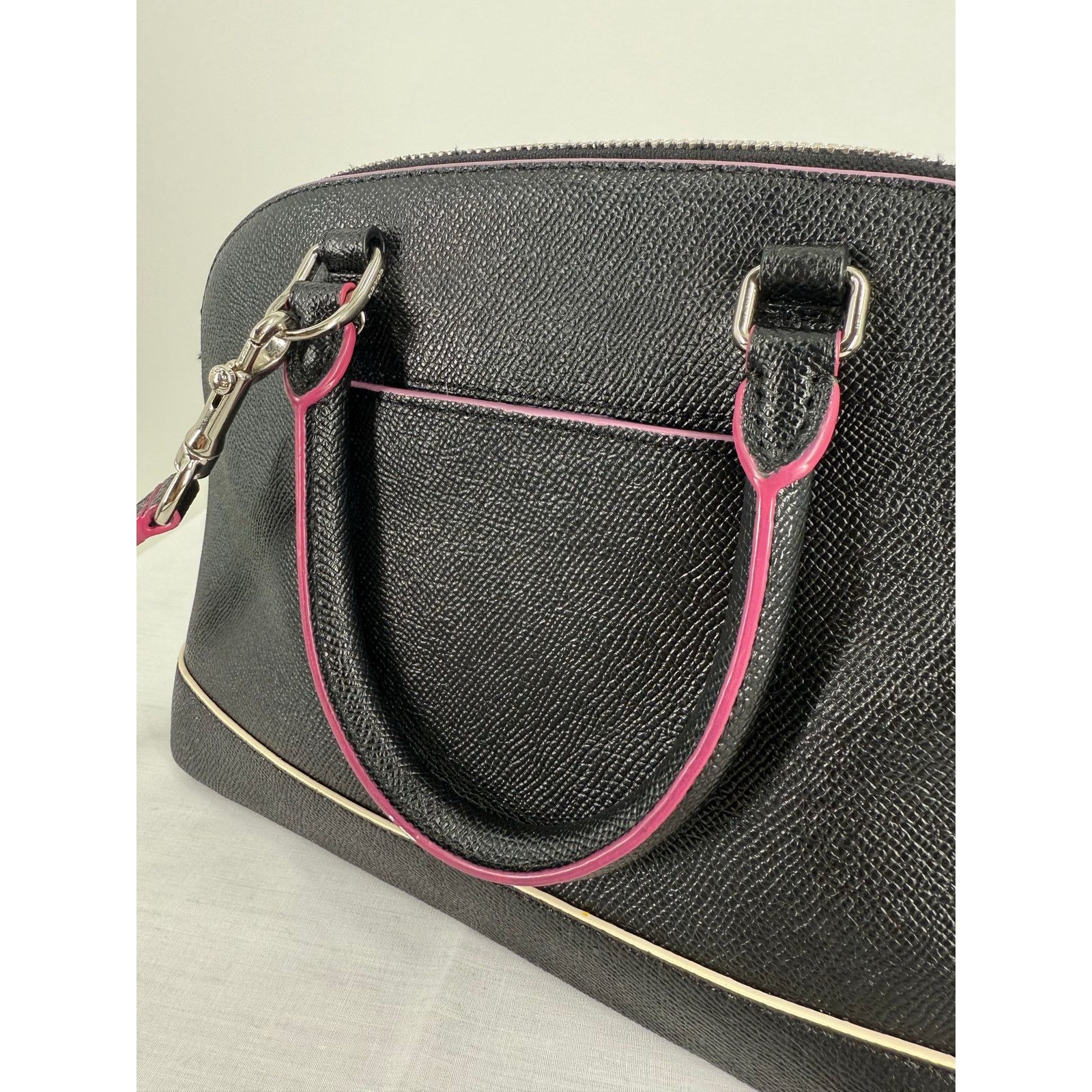 Coach Coach Mini Sierra Satchel F13310 Black Multi Edgepaint Size ONE SIZE - 11 Thumbnail