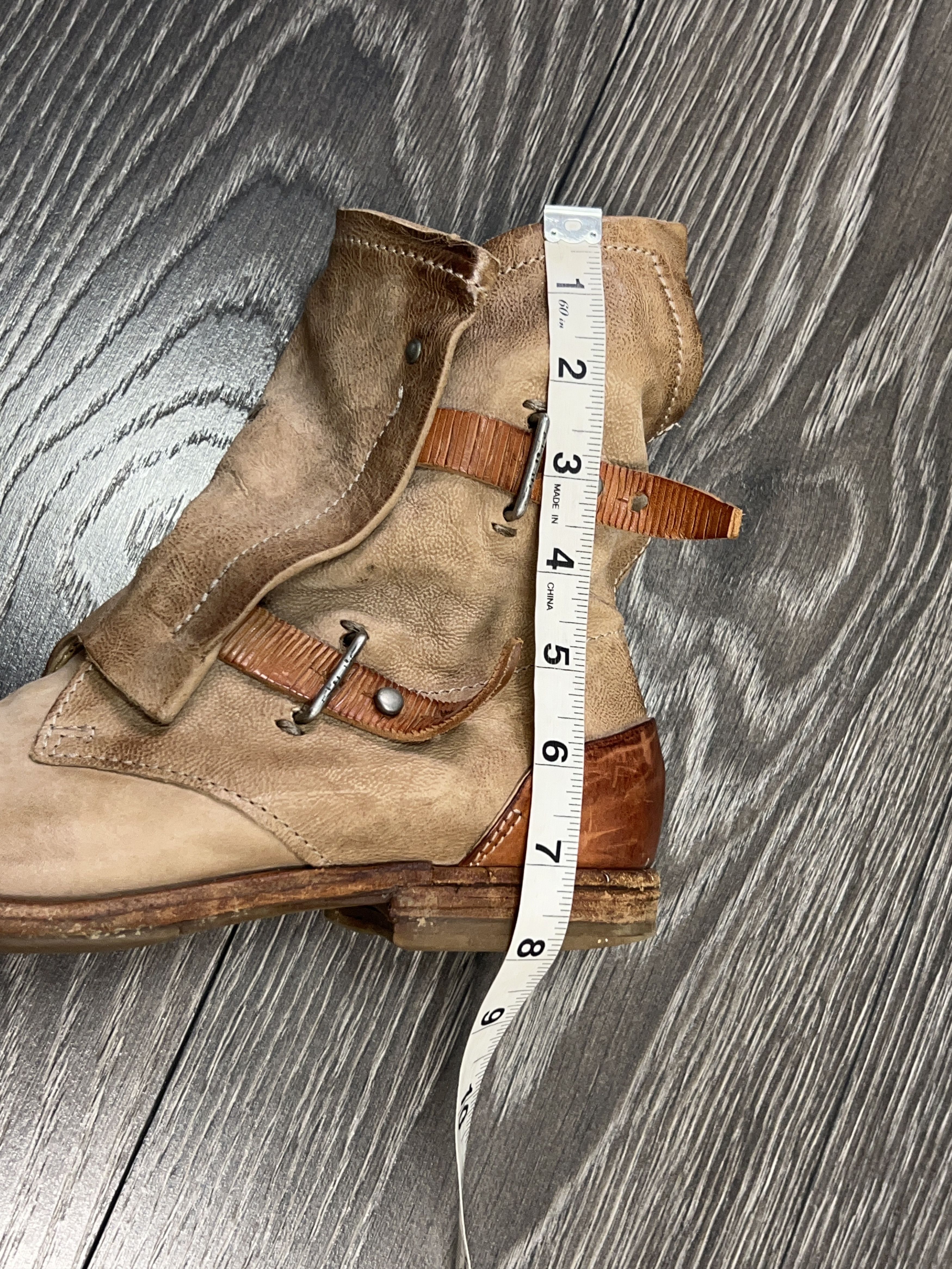 A.S.98 Airstep Leather Boots Shoes Moto Biker Gothic Buckle Zip Size US 10 / IT 40 - 14 Thumbnail