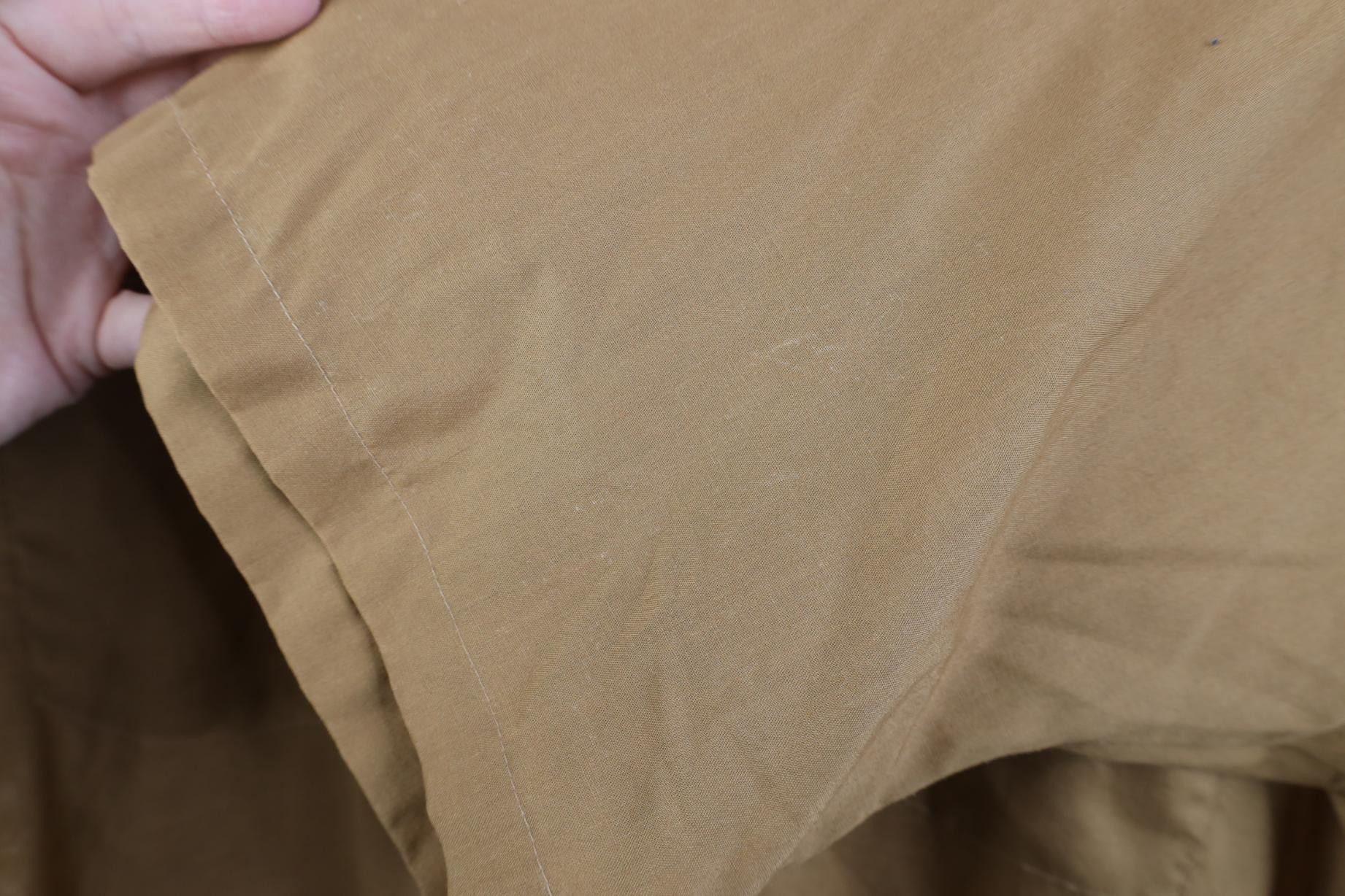 Vintage Vintage 60s Rockabilly Collar Button Shirt Beige Sanforized Size US XXL / EU 58 / 5 - 12 Thumbnail