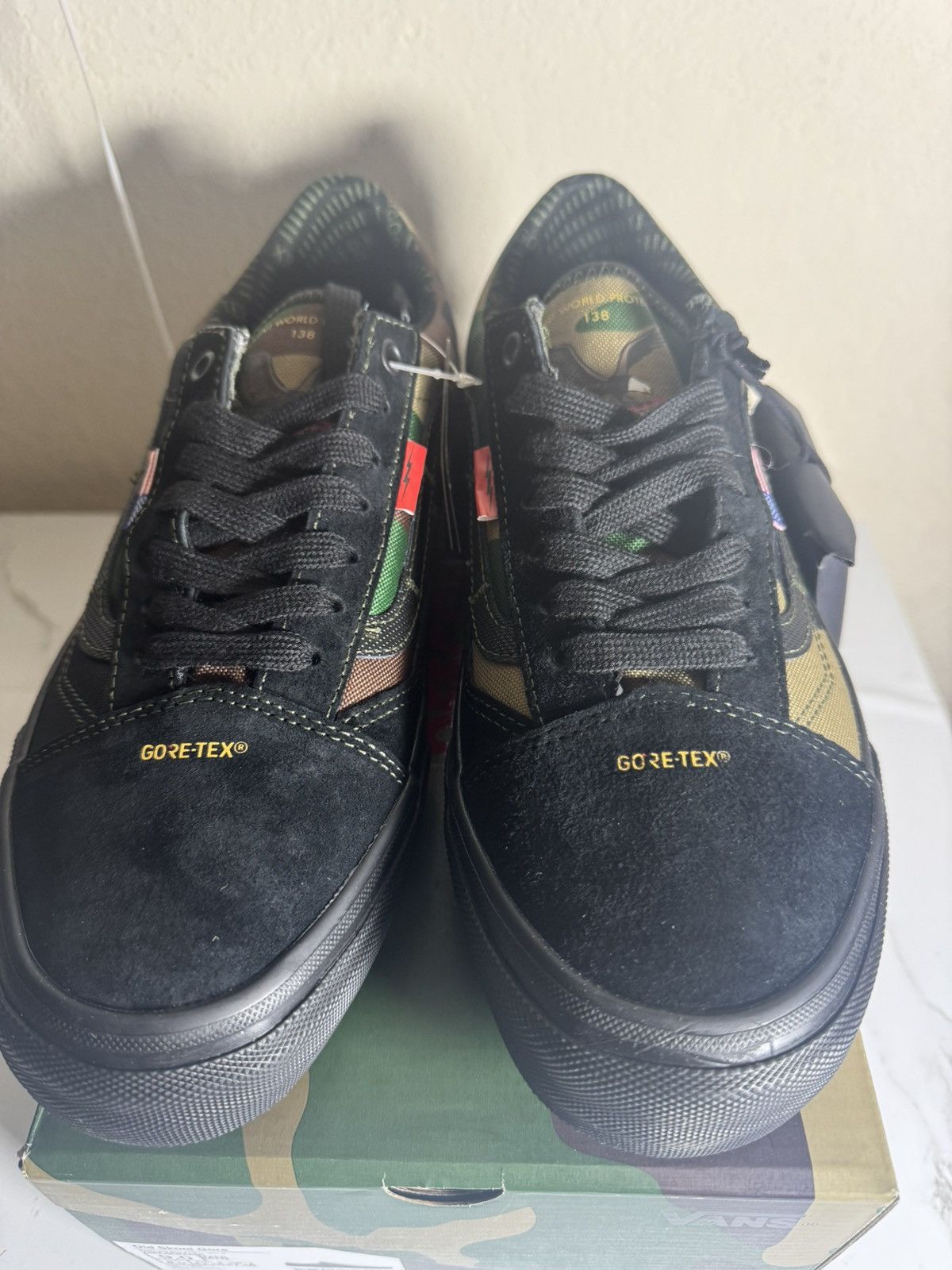 DEFCON × Vans DEFCON VANS Old Skool GTX Gore-Tex Black Woodland Camo - 9 Size US 9 / EU 42 - 4 Thumbnail