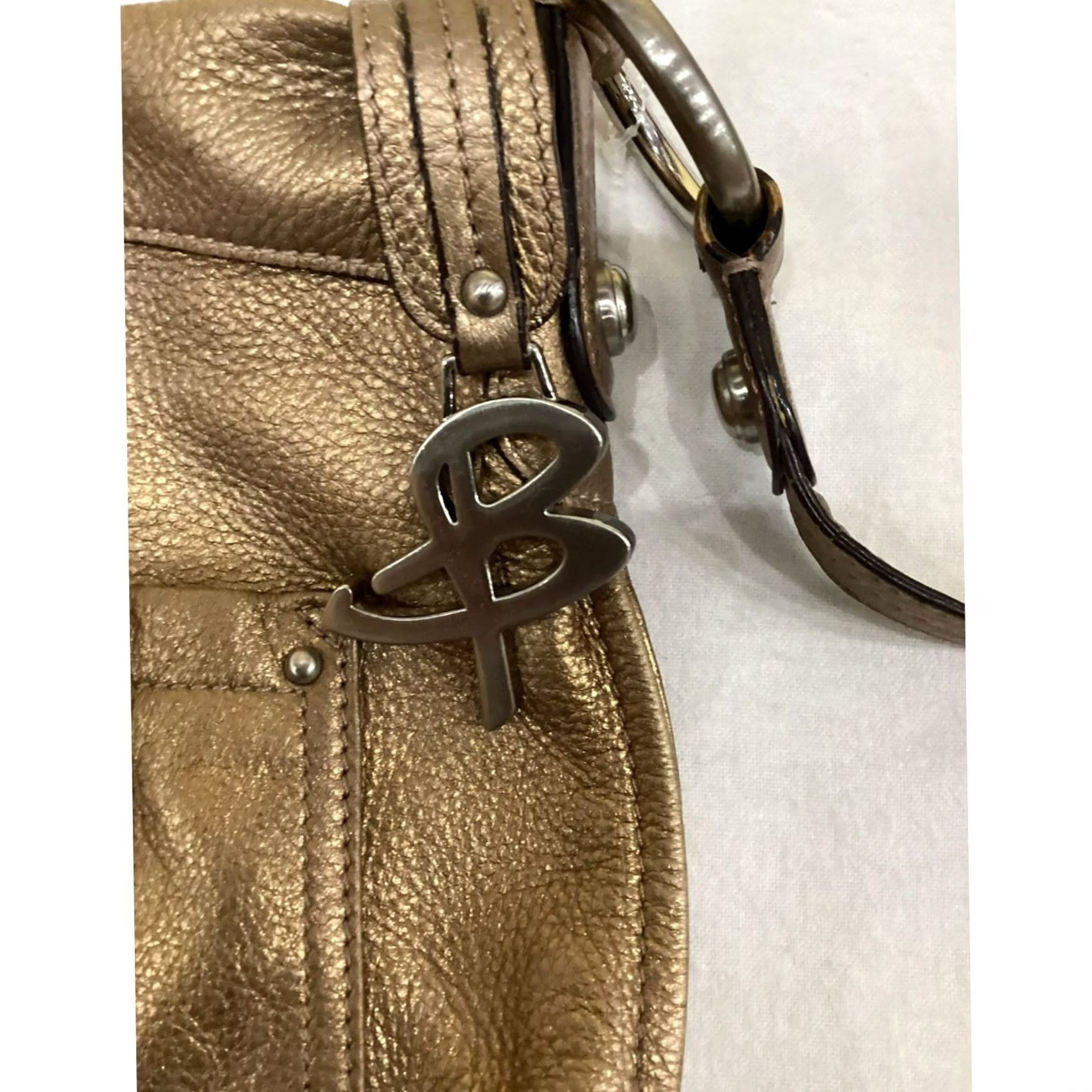 Vintage B Makowsky Crossbody Bag -3577 Women Gold Crossbody Womens N/A Pre-Owned Like New Size ONE SIZE - 4 Thumbnail