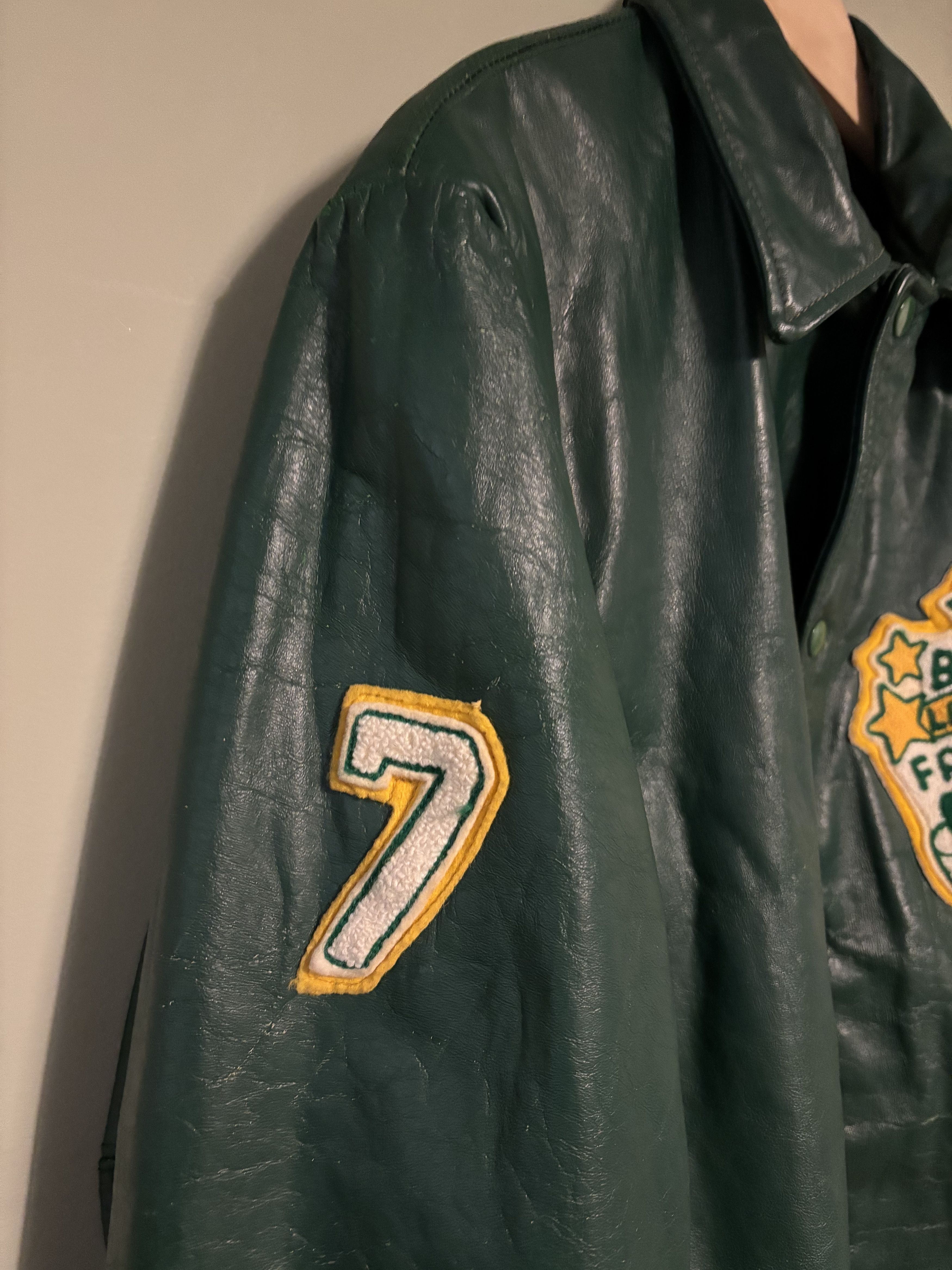 Vintage 1977 Brechin Lagoon City Fastball Champs Varsity Jacket Size US L / EU 52-54 / 3 - 4 Thumbnail
