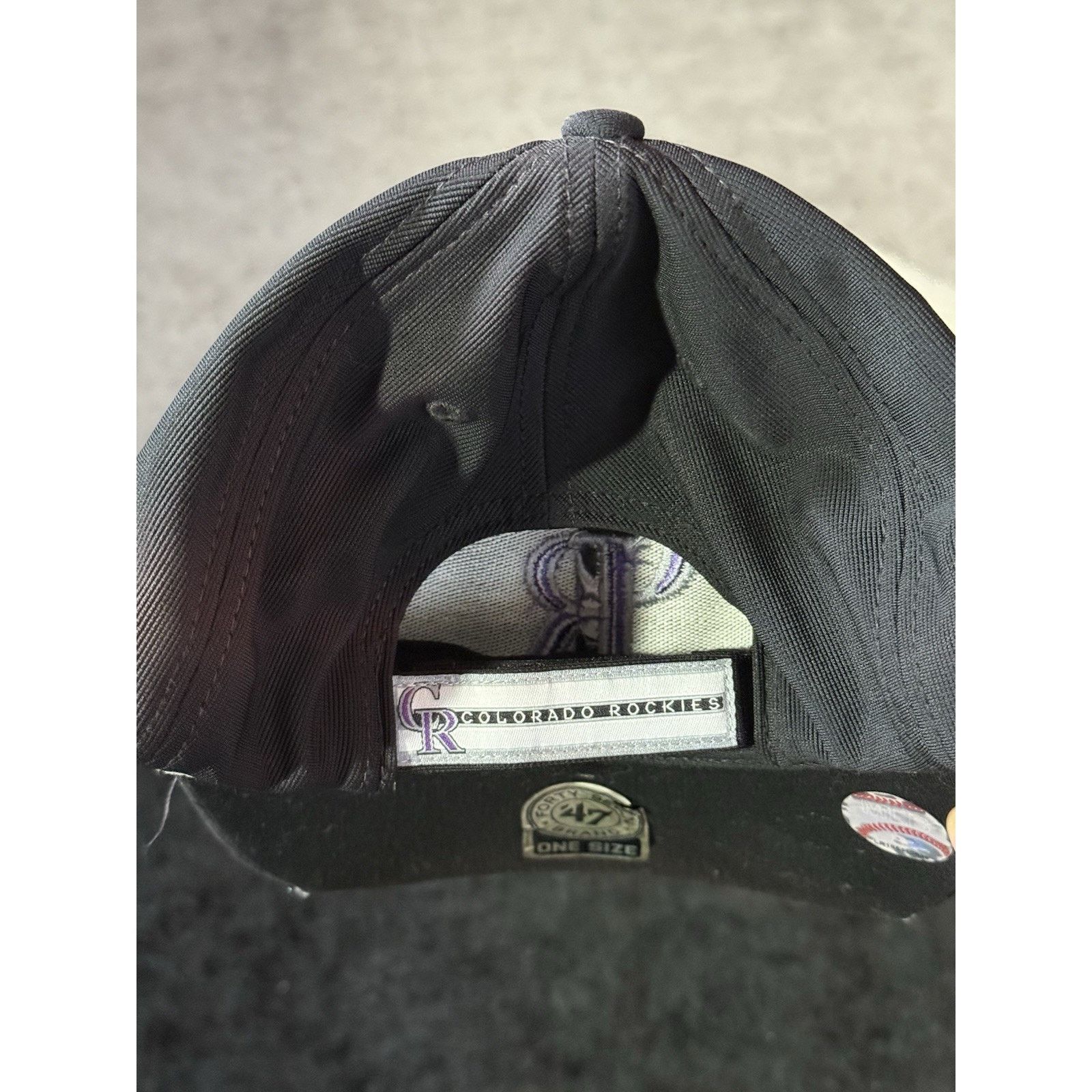 47 Brand Colorado Rockies ’47 Brand Hat MLB One Size Brownish Black Size ONE SIZE - 3 Thumbnail