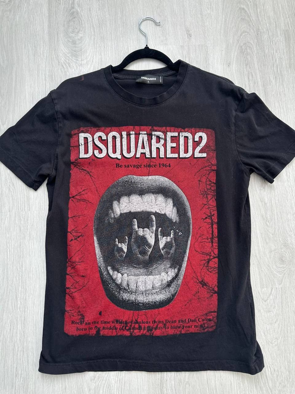 D SQUARED2::Tシャツ:L[RESALE] DSquared2 D Squared DS2 Mens Black T Shirt Top Size M | eBay