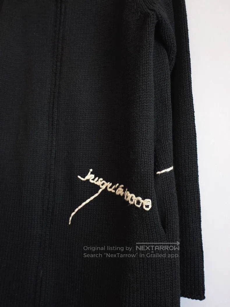 Yohji Yamamoto YOHJI YAMAMOTO French Embroidered Wool Cardigan Size US L / EU 52-54 / 3 - 6 Thumbnail