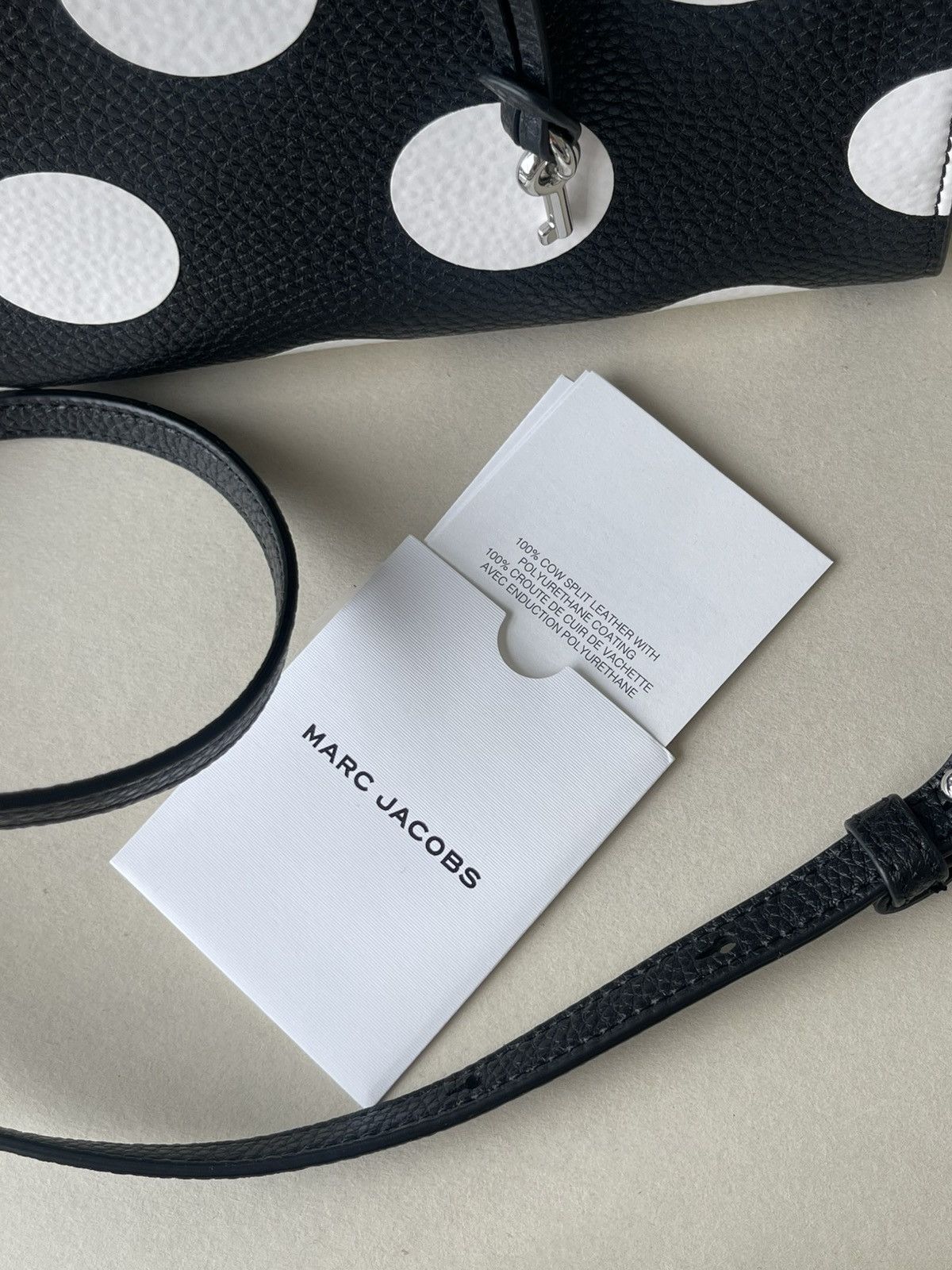 Marc Jacobs (new+tag) Marc Jacobs grind crossbody black polka dots Size ONE SIZE - 4 Thumbnail