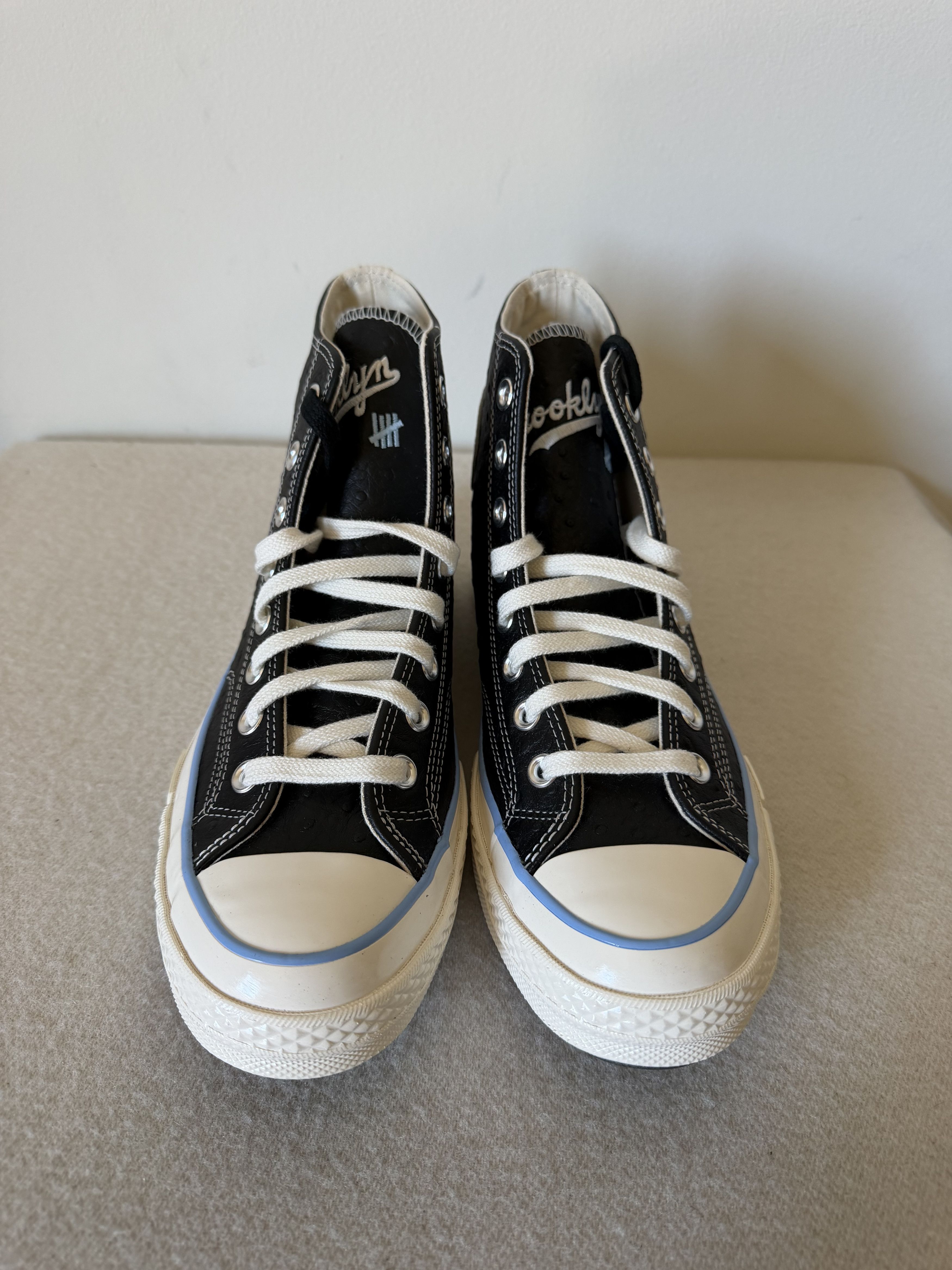 Converse × Undefeated Undefeated Converse Chuck 70 Brooklyn Dodgers in Black Size US 8.5 / EU 41-42 - 4 Thumbnail