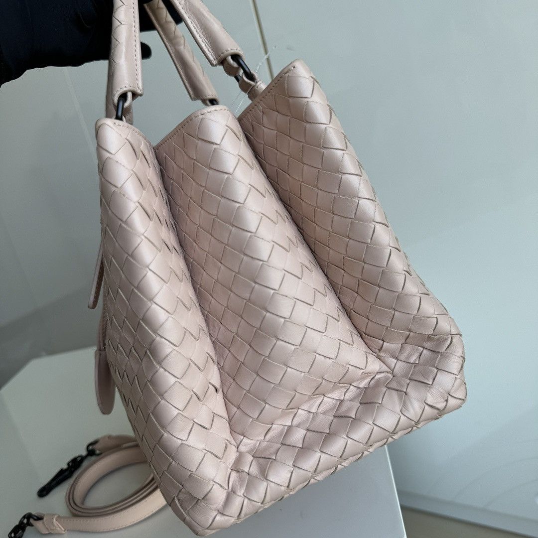 Bottega Veneta Bottega Veneta Intrecciato Nappa Small Roma Leather Tote Size ONE SIZE - 5 Thumbnail