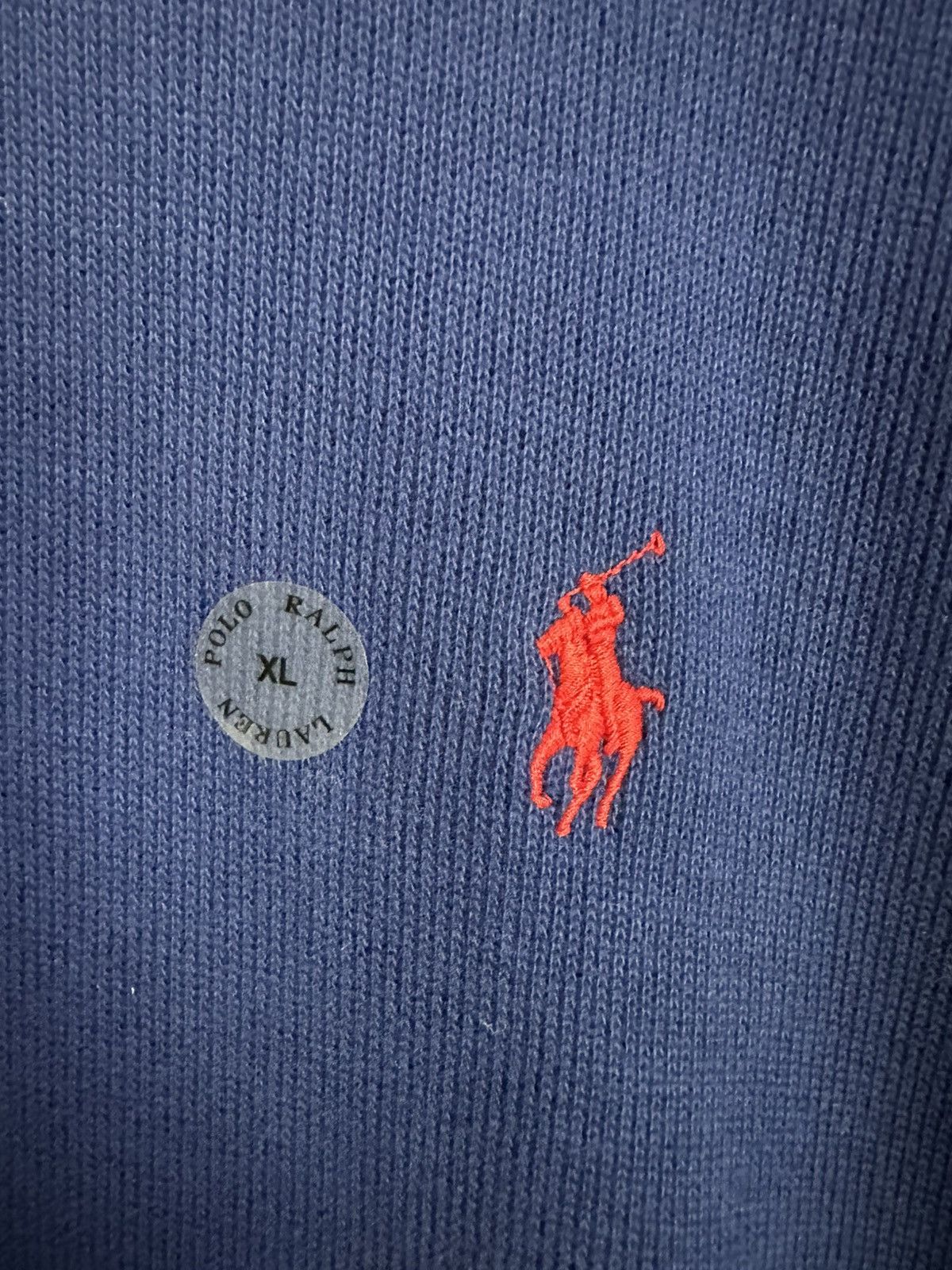 Vintage Polo Ralph Lauren Pony Logo 1/4 Zip Sweater Sweatshirt Size US XL / EU 56 / 4 - 3 Thumbnail