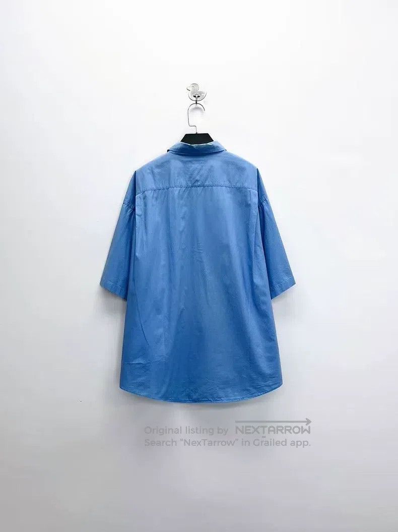 Balenciaga Balenciaga Blue Mastercard Letter Logo Zip-Up Short Sleeve Size XS / US 0-2 / IT 36-38 - 2 Thumbnail