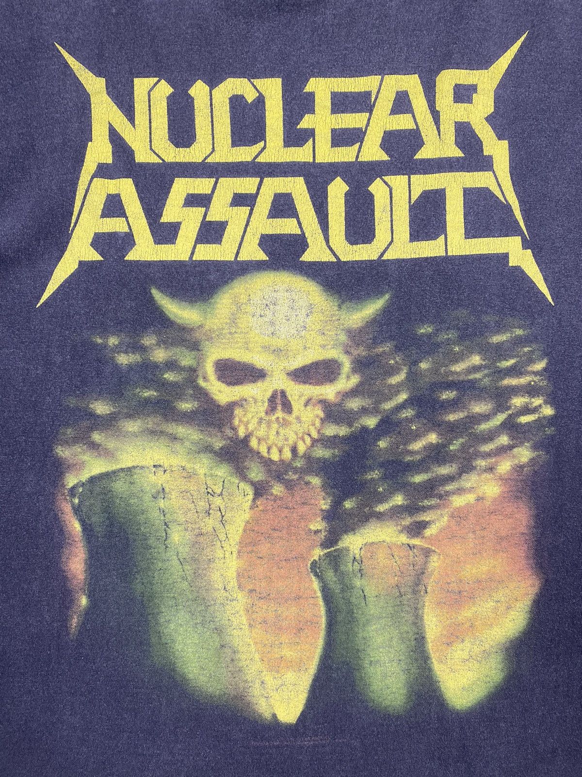 Band Tees Vintage Nuclear Assault Thrash Metal Tour T-Shirt Size US M / EU 48-50 / 2 - 6 Thumbnail