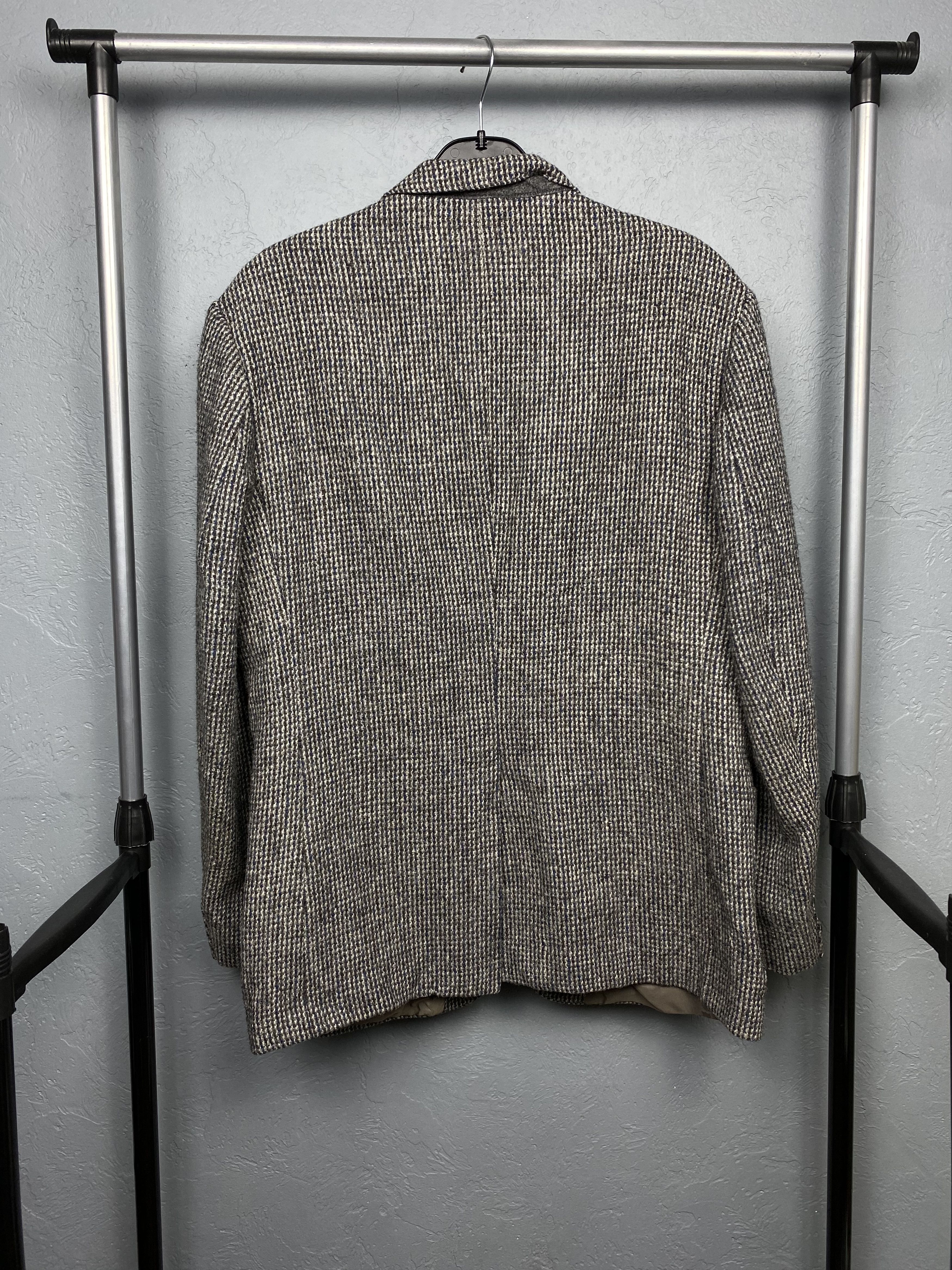 Harris Tweed Harris Tweed Wool Vintage Mens Two Buttons Blazer Jacket Size US L / EU 52-54 / 3 - 6 Thumbnail